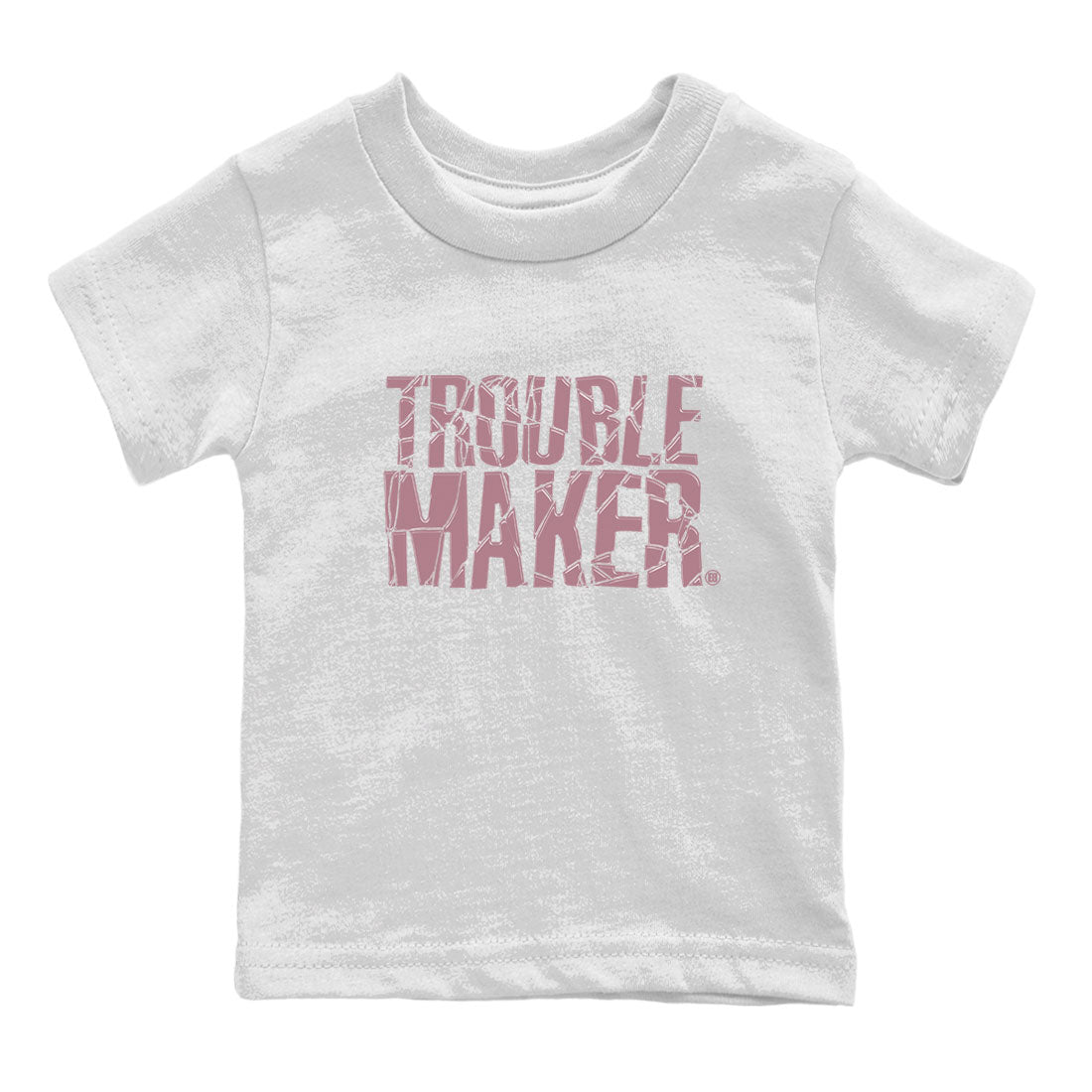 Air Jordan 1 Mauve shirt to match jordans Trouble Maker sneaker tees 1s High OG Mauve Drip Gear Zone Baby Toddler White 2 T-Shirt