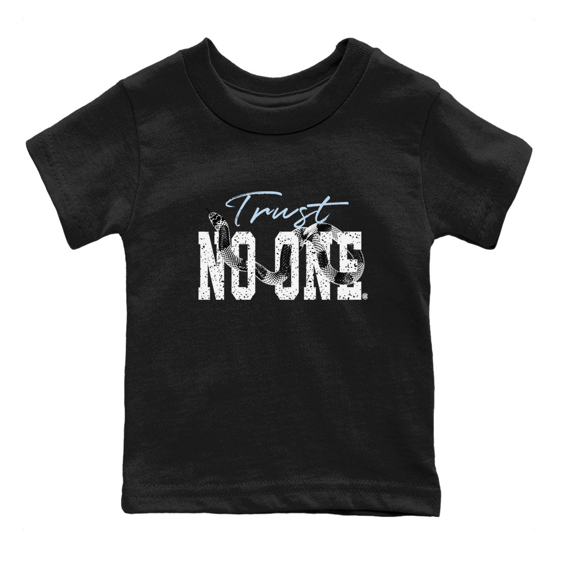 AJ6 White Black shirts to match jordans Trust No One sneaker match tees Air Jordan 6 White Black Drip Gear Zone streetwear brand Baby and Youth Black 2 cotton tee