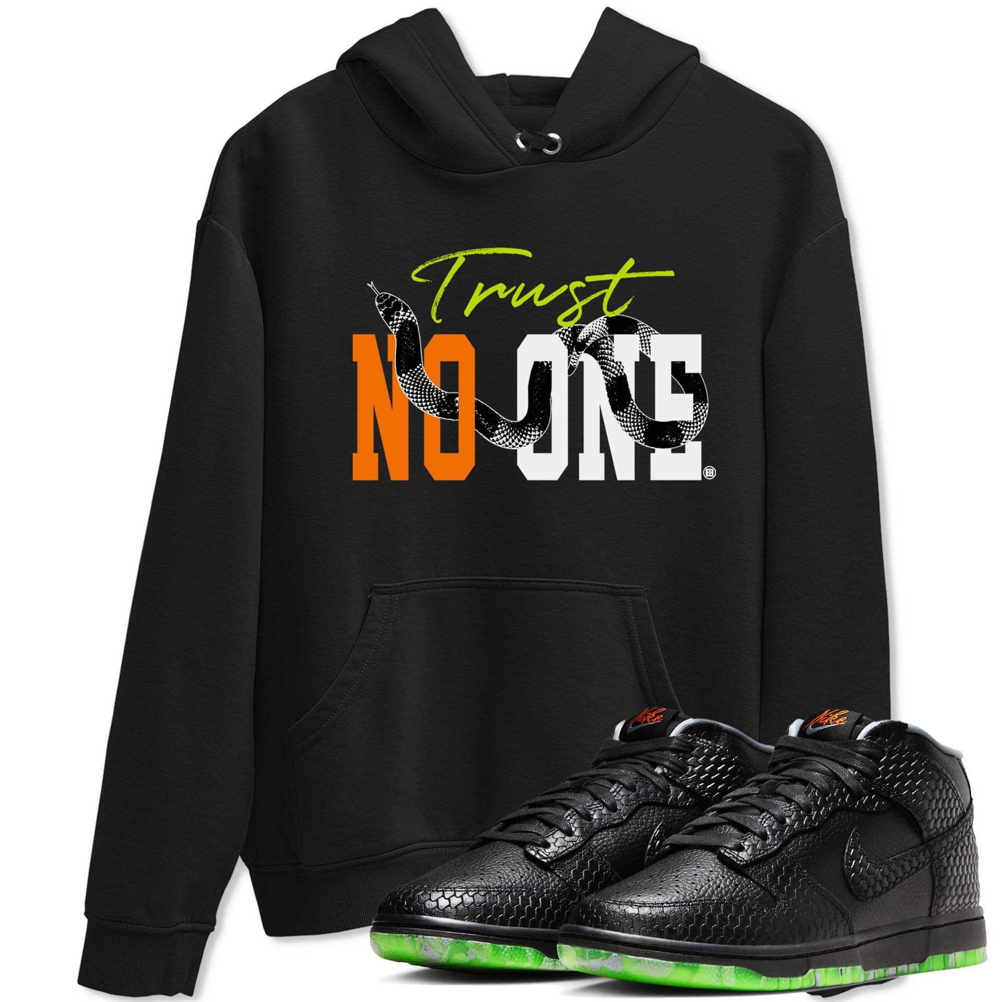 Dunk Halloween shirt to match jordans Trust No One sneaker tees Special Halloween Costume Dunk Mid Halloween Drip Gear Zone Unisex Black 1 T-Shirt