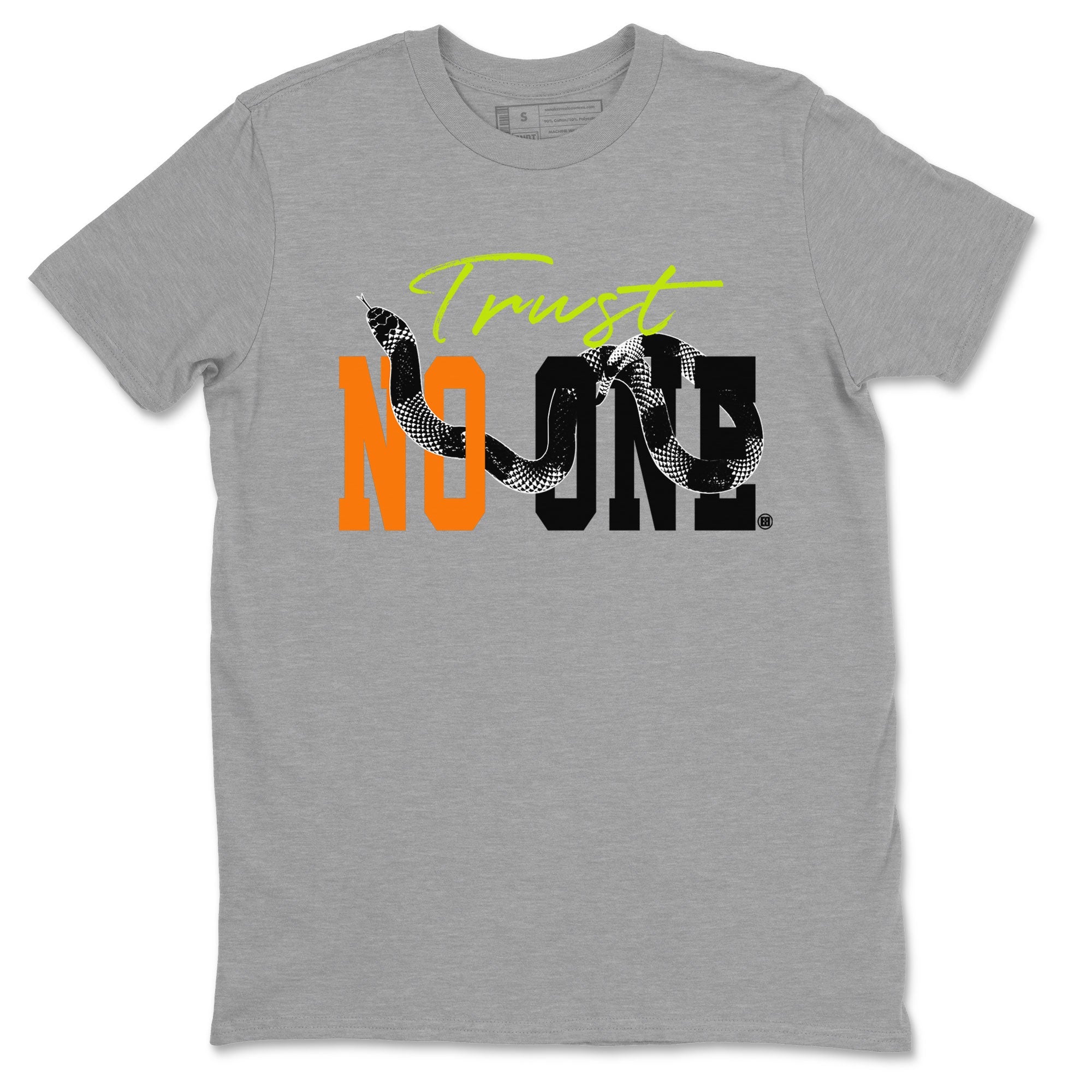 Dunk Halloween shirt to match jordans Trust No One sneaker tees Special Halloween Costume Dunk Mid Halloween Drip Gear Zone Unisex Heather Grey 2 T-Shirt