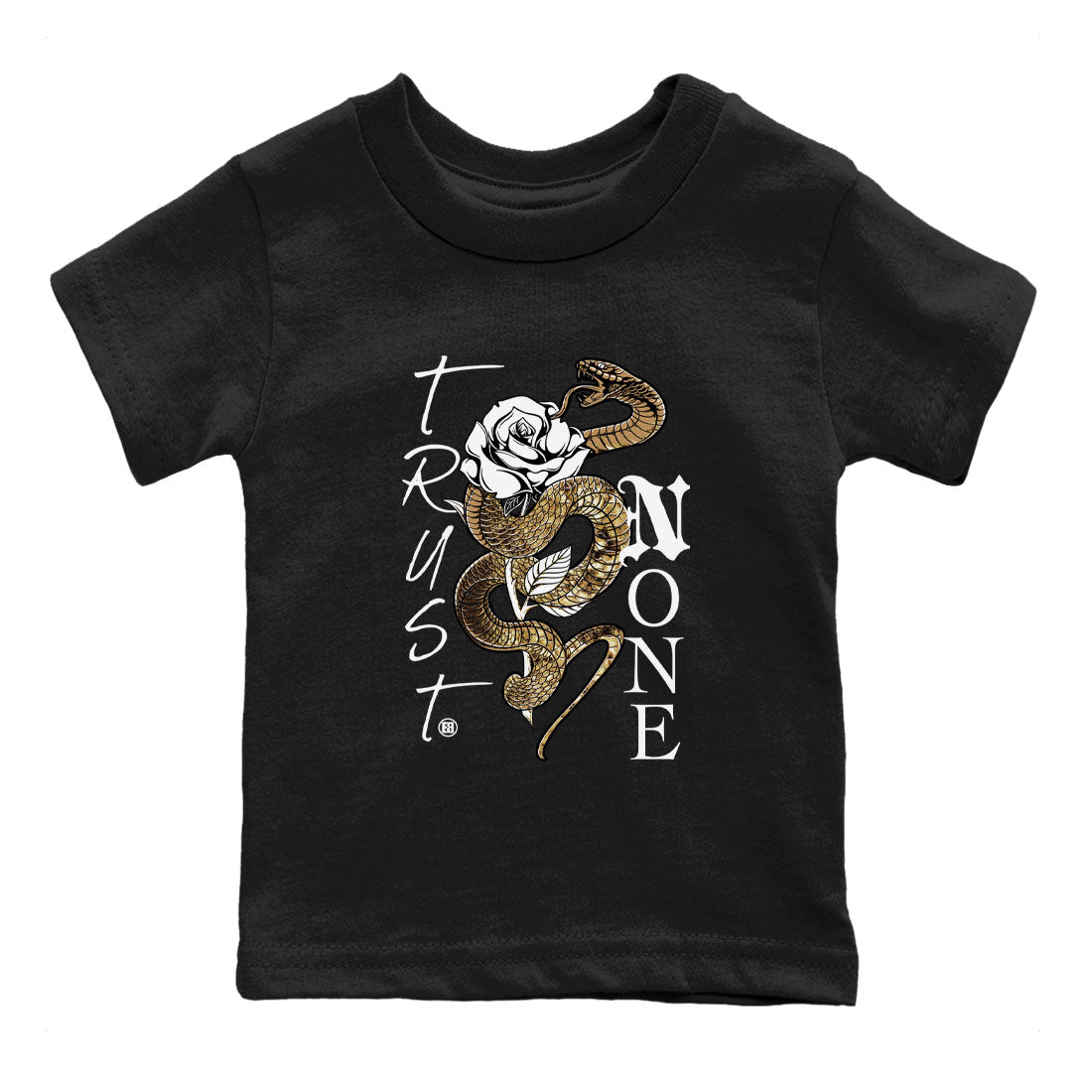 Air Force 1 Ivory Snake shirt to match jordans Trust None sneaker tees AF1 Ivory Snake Drip Gear Zone baby toddler Black 2 cotton Shirt