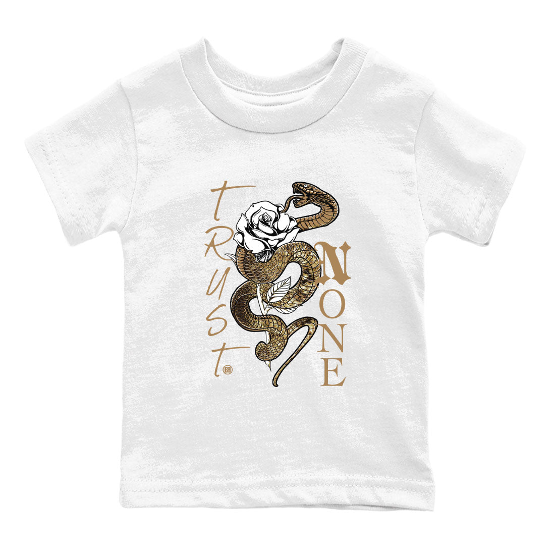 Air Force 1 Ivory Snake shirt to match jordans Trust None sneaker tees AF1 Ivory Snake Drip Gear Zone baby toddler White 2 cotton Shirt
