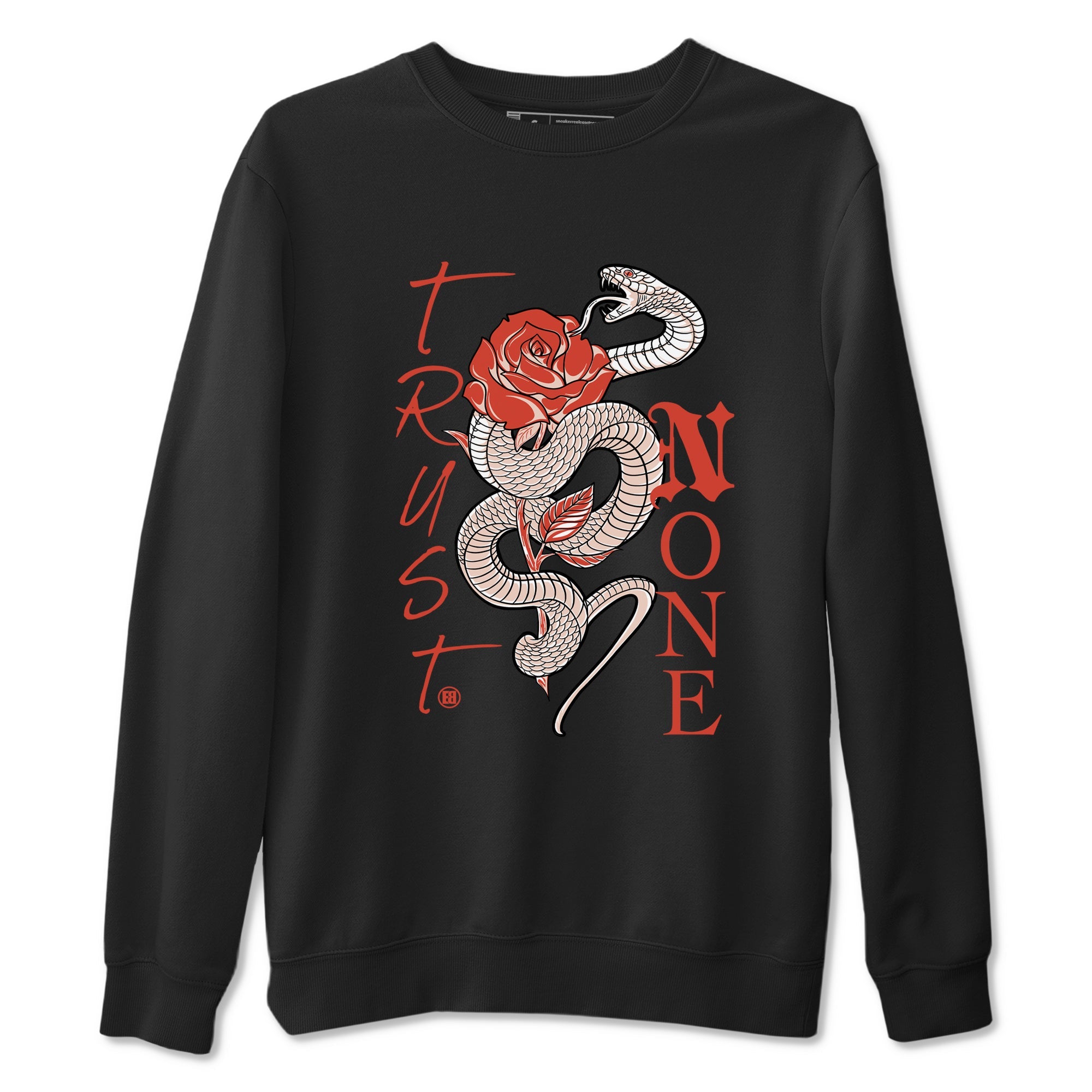 13s Dune Red shirts to match jordans Trust None sneaker match tees Air Jordan 13 Dune Red Drip Gear Zone streetwear brand Black 2 unisex cotton tee