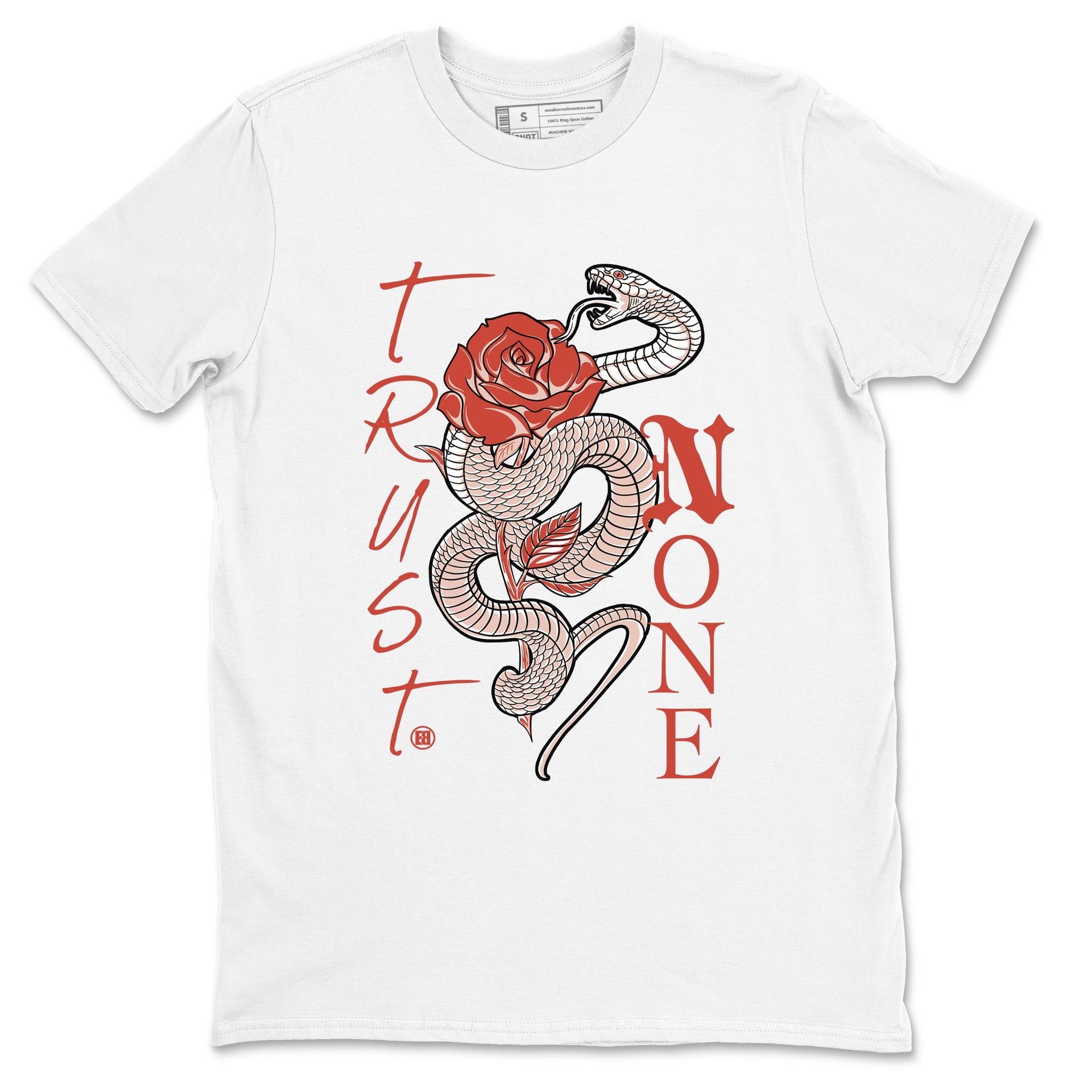 13s Dune Red shirts to match jordans Trust None sneaker match tees Air Jordan 13 Dune Red Drip Gear Zone streetwear brand White 2 unisex cotton tee