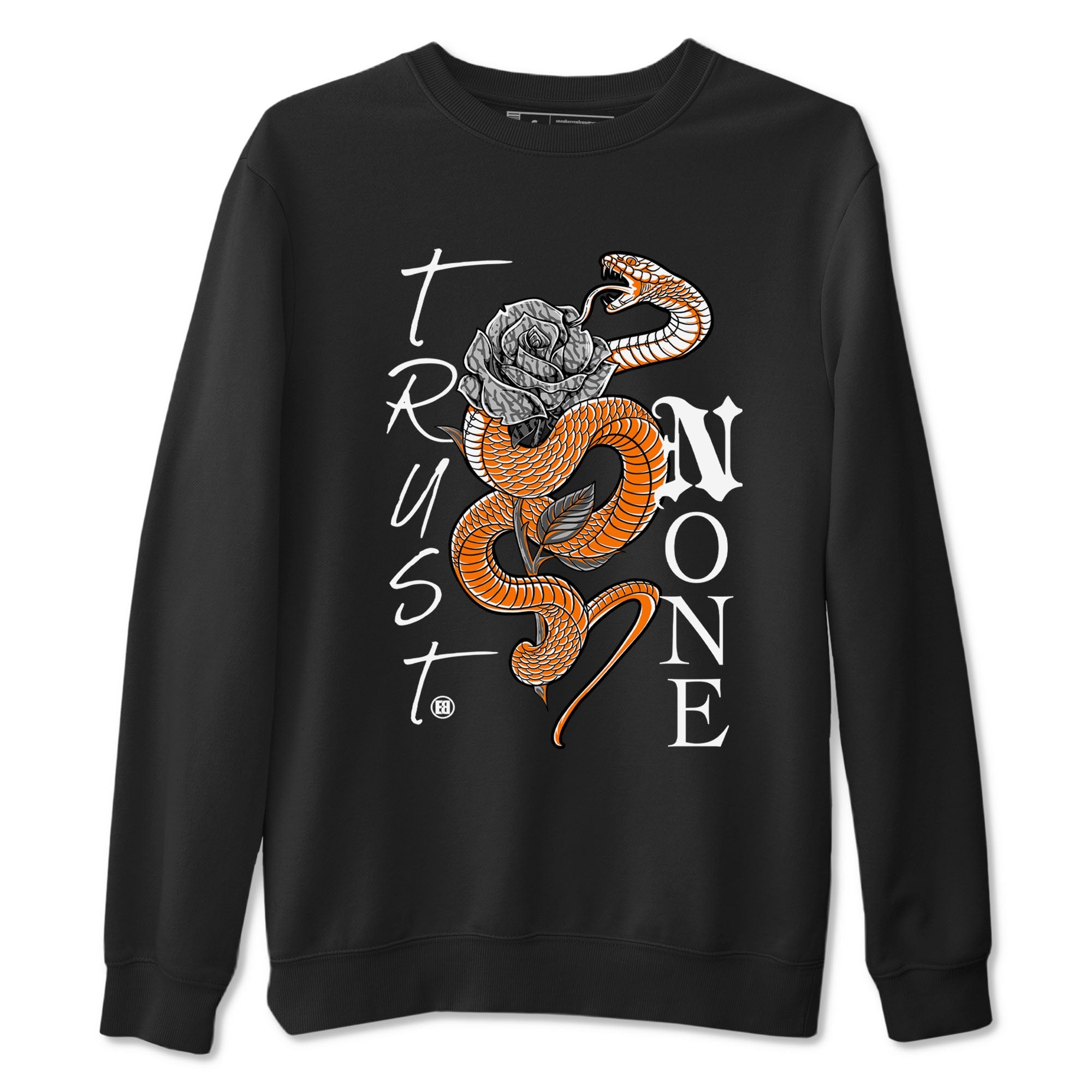 3s Georgia Peach shirt to match jordans Trust None sneaker tees Air Jordan 3 Retro Georgia Peach Drip Gear Zone unisex cotton Black 2 crew neck shirt
