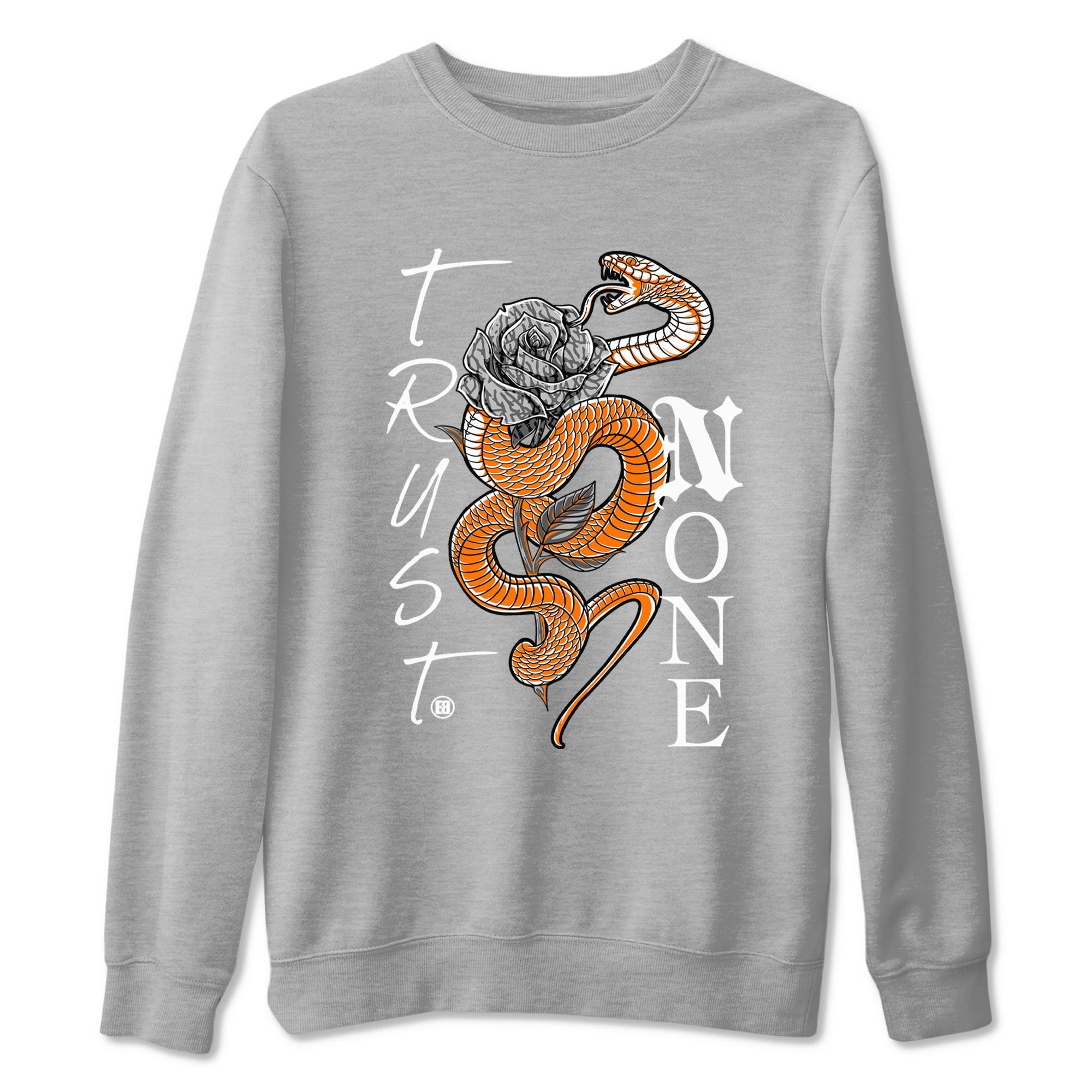 3s Georgia Peach shirt to match jordans Trust None sneaker tees Air Jordan 3 Retro Georgia Peach Drip Gear Zone unisex cotton Heather Grey 2 crew neck shirt