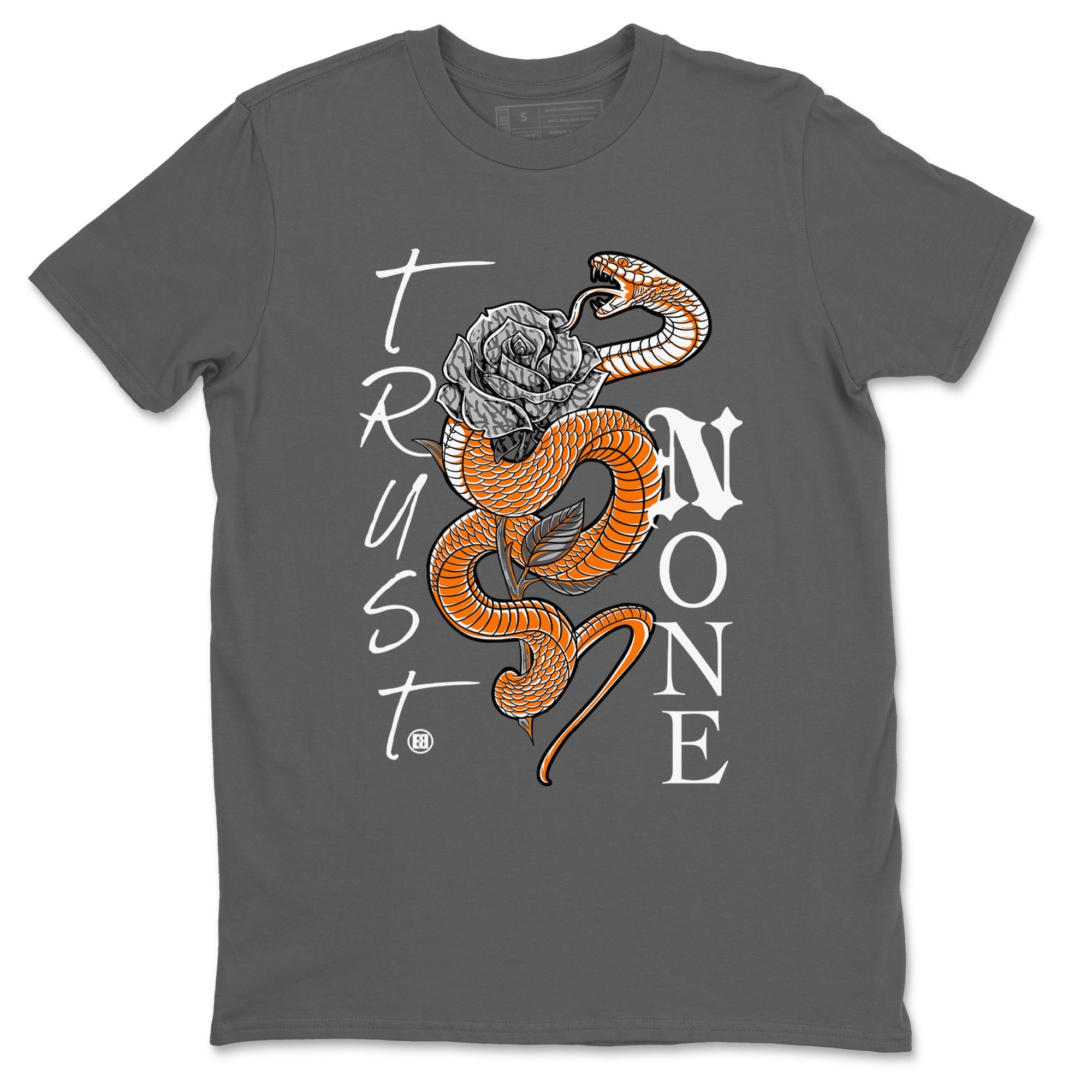 3s Georgia Peach shirt to match jordans Trust None sneaker tees Air Jordan 3 Retro Georgia Peach Drip Gear Zone unisex cotton Cool Grey 2 crew neck shirt