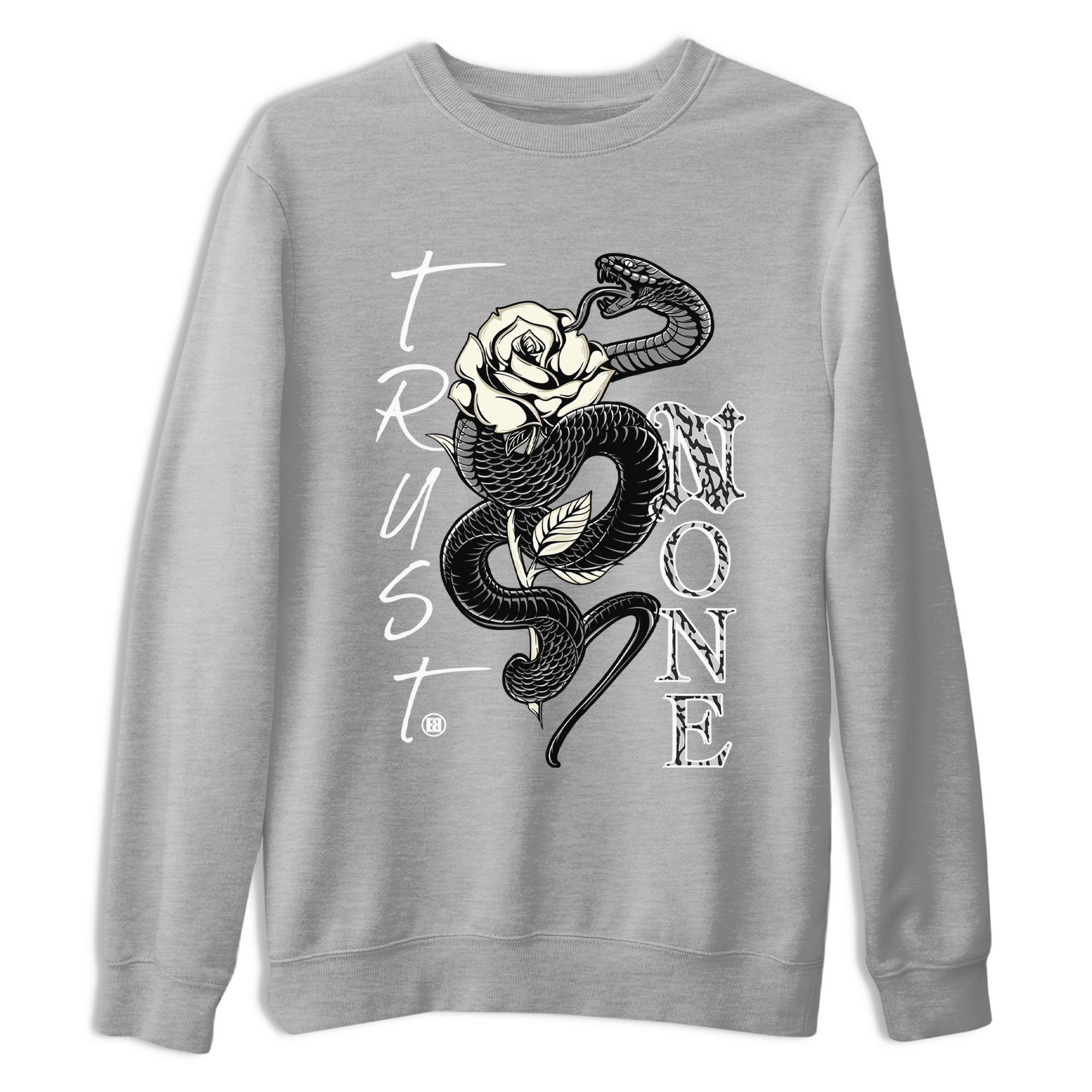 Air Jordan 3 Off Noir shirt to match jordans Trust None sneaker tees Air Jordan 3 Retro Off Noir Drip Gear Zone Unisex Heather Grey 2 T-Shirt