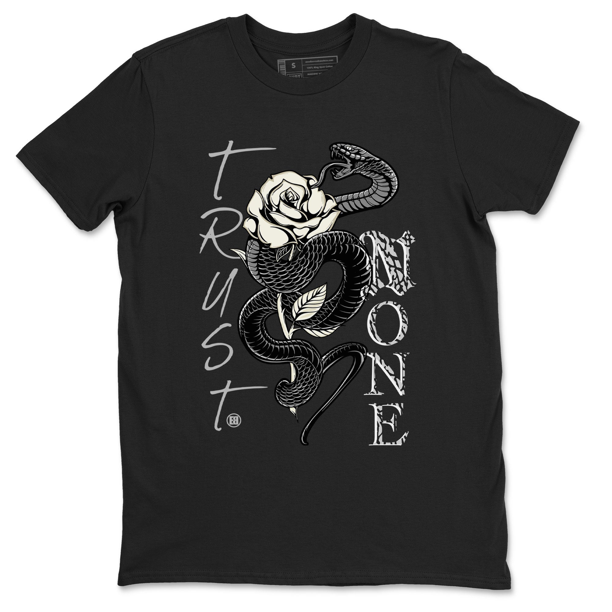 Air Jordan 3 Off Noir shirt to match jordans Trust None sneaker tees Air Jordan 3 Retro Off Noir Drip Gear Zone Unisex Black 2 T-Shirt