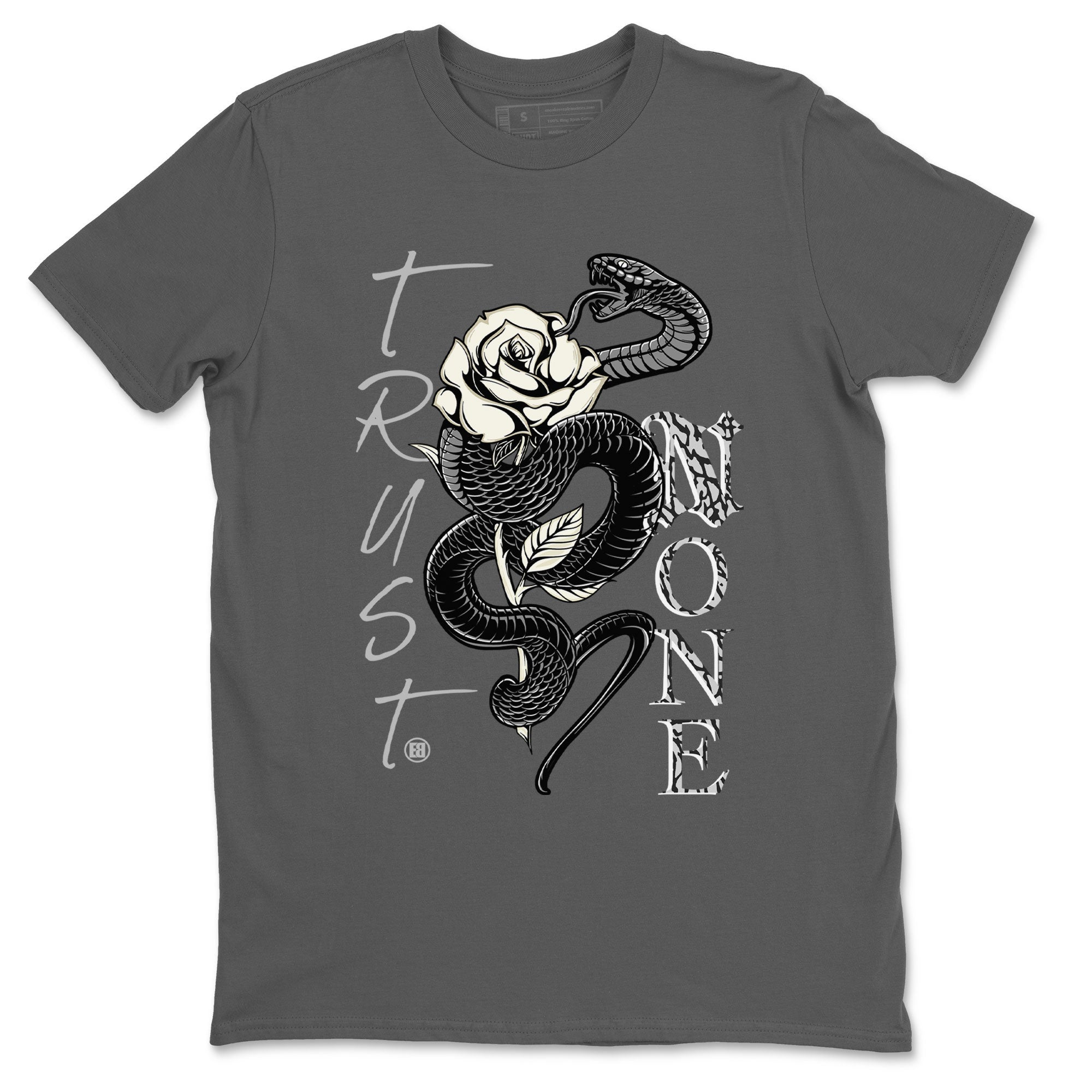 Air Jordan 3 Off Noir shirt to match jordans Trust None sneaker tees Air Jordan 3 Retro Off Noir Drip Gear Zone Unisex Cool Grey 2 T-Shirt