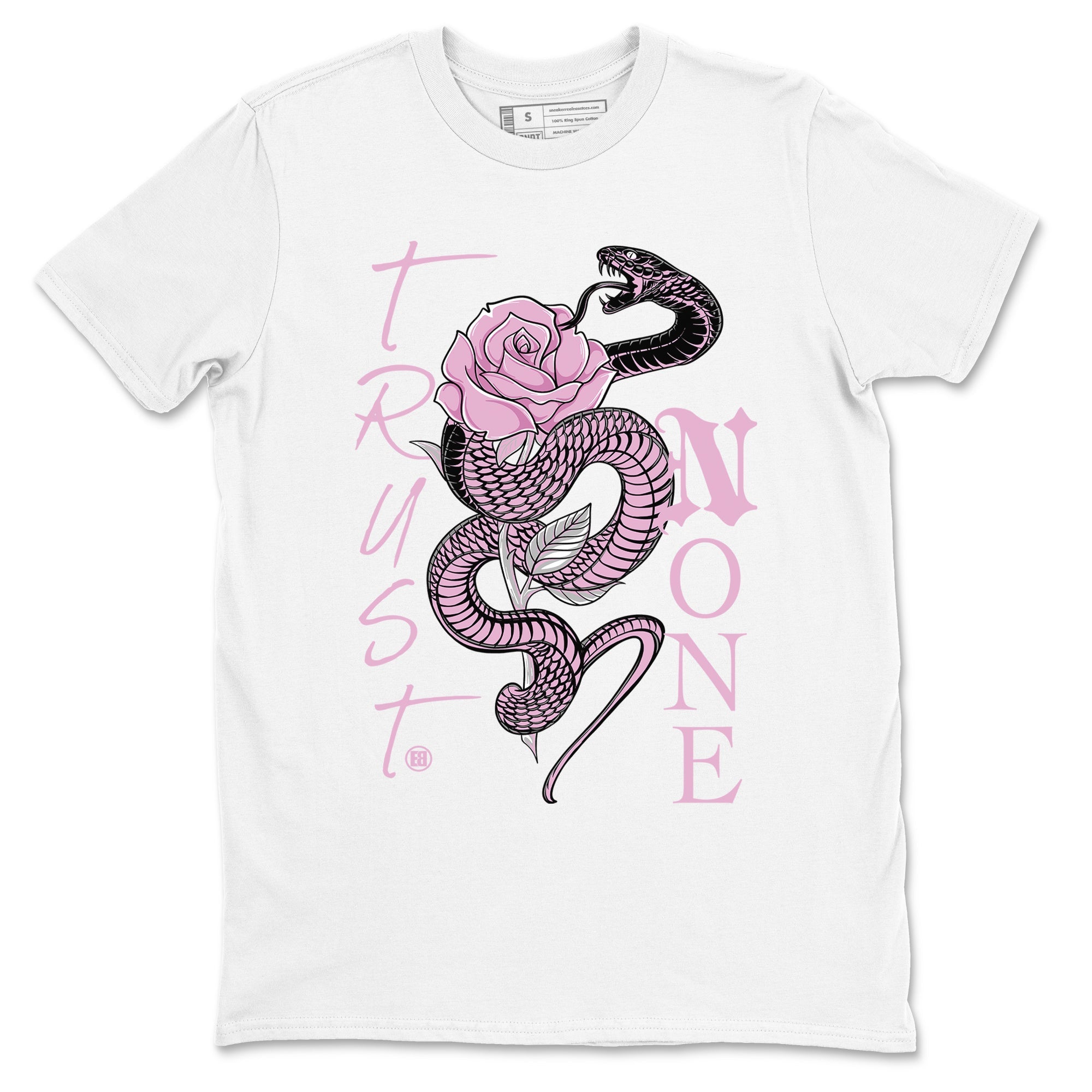 4s Retro Orchid shirts to match jordans Trust None sneaker match tees Air Jordan 4 WMNS Orchid match shoes to clothes Drip Gear Zone unisex cotton White 2 shirts