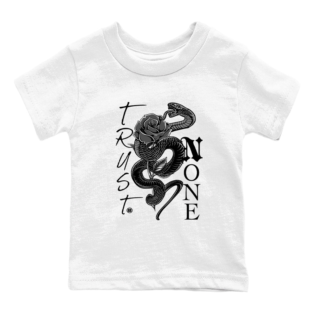 5s Black Cat shirts to match jordans Trust None sneaker match tees Air Jordan 5 Black Cat match shoes to clothes Drip Gear Zone Youth Baby White 2 tee
