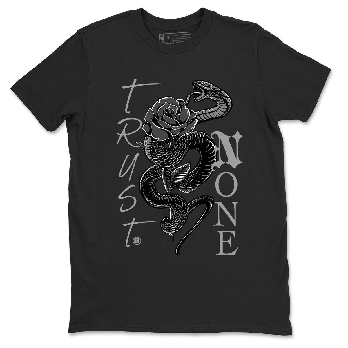 5s Black Cat shirts to match jordans Trust None sneaker match tees Air Jordan 5 Black Cat match shoes to clothes Drip Gear Zone unisex cotton Black 2 shirts