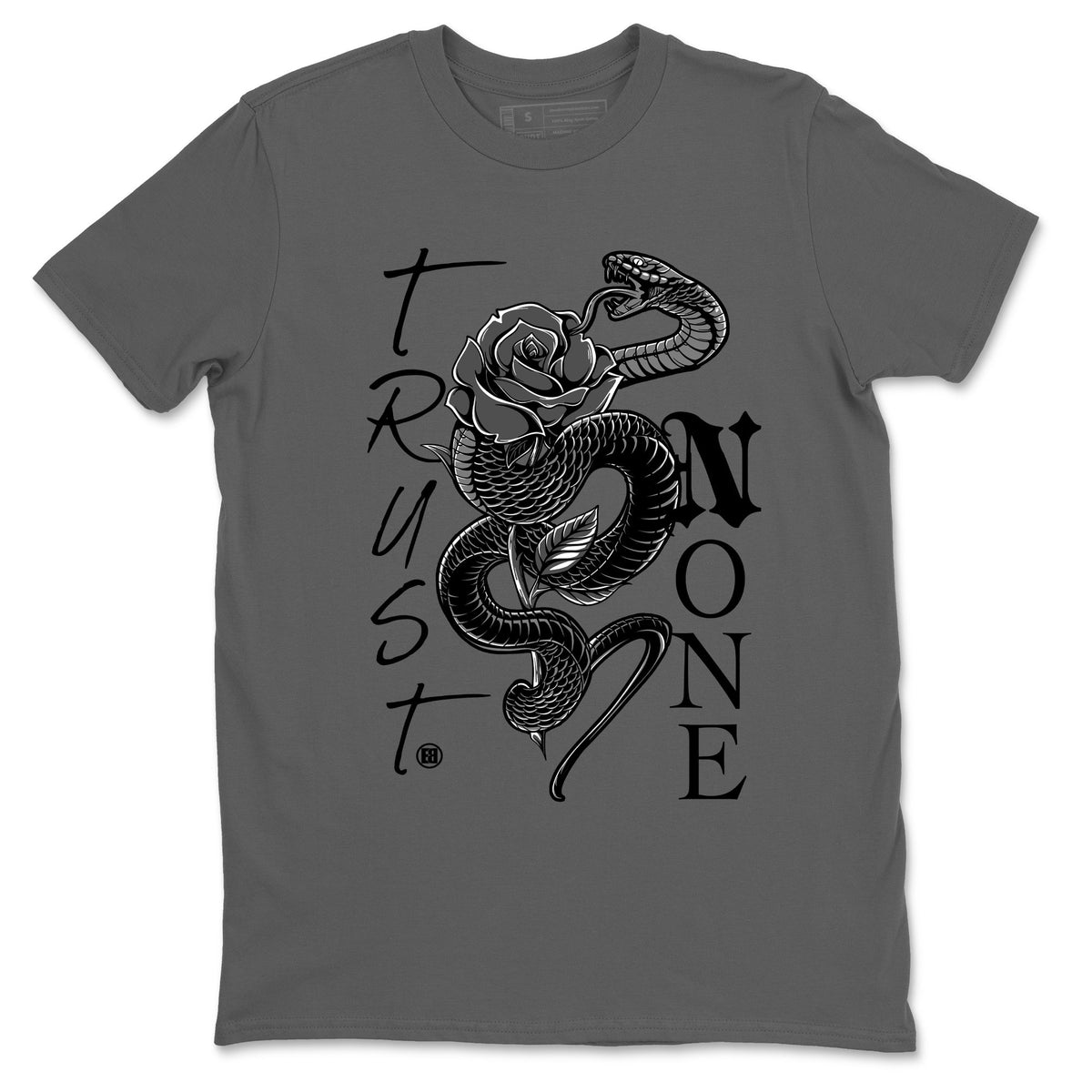 5s Black Cat shirts to match jordans Trust None sneaker match tees Air Jordan 5 Black Cat match shoes to clothes Drip Gear Zone unisex cotton Cool Grey 2 shirts