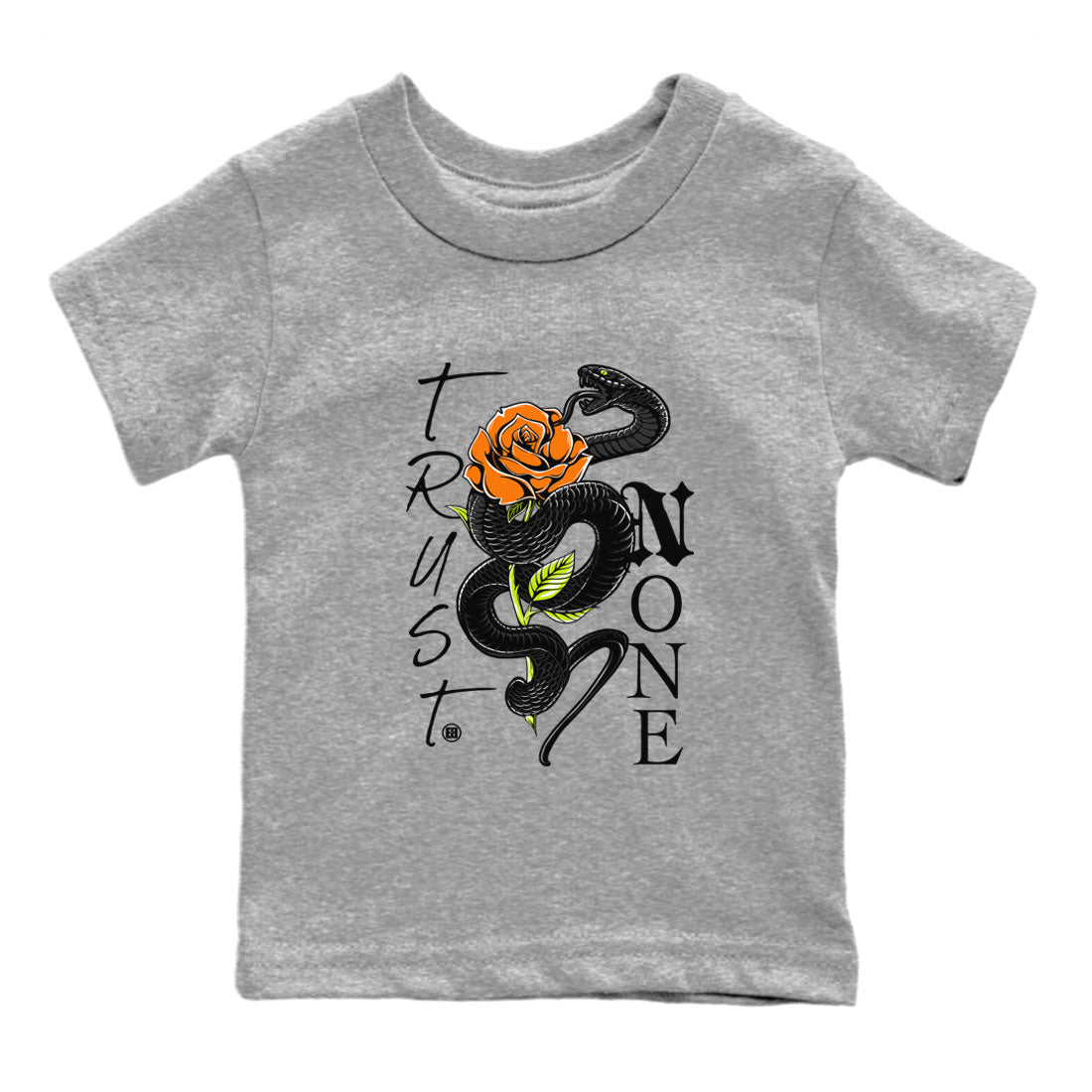 Dunk Halloween shirt to match jordans Trust None sneaker tees Special Halloween Costume Dunk Mid Halloween Drip Gear Zone Baby Toddler Heather Grey 2 T-Shirt