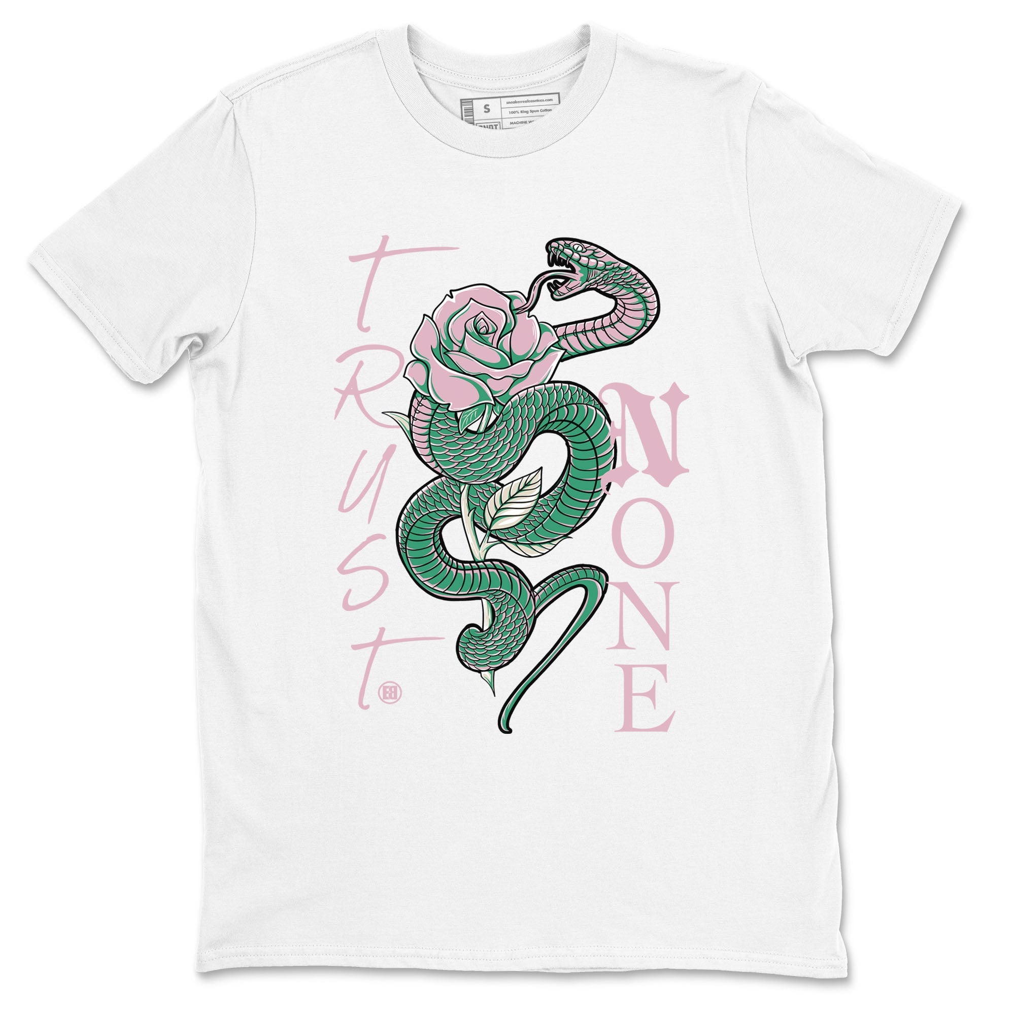 Dunk Low Medium Soft Pink Malachite shirt to match jordans Trust None sneaker tees Dunks Medium Soft Pink Malachite Streetwear Brand Drip Gear Zone unisex cotton White 2 crew neck shirt