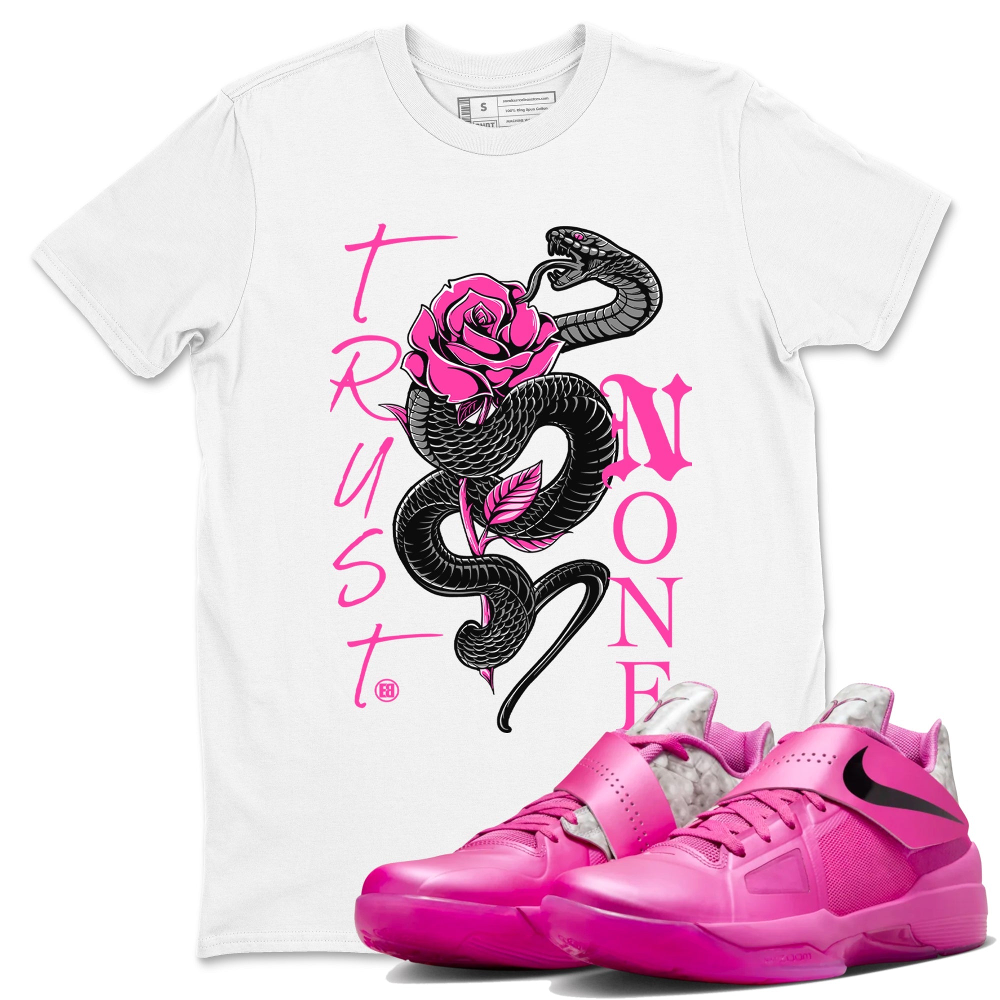 Nike KD 4 Retro Aunt Pearl shirts to match jordans Trust None sneaker match tees Nike KD 4 Aunt Pearl match shoes to clothes Drip Gear Zone unisex cotton White 1 shirts