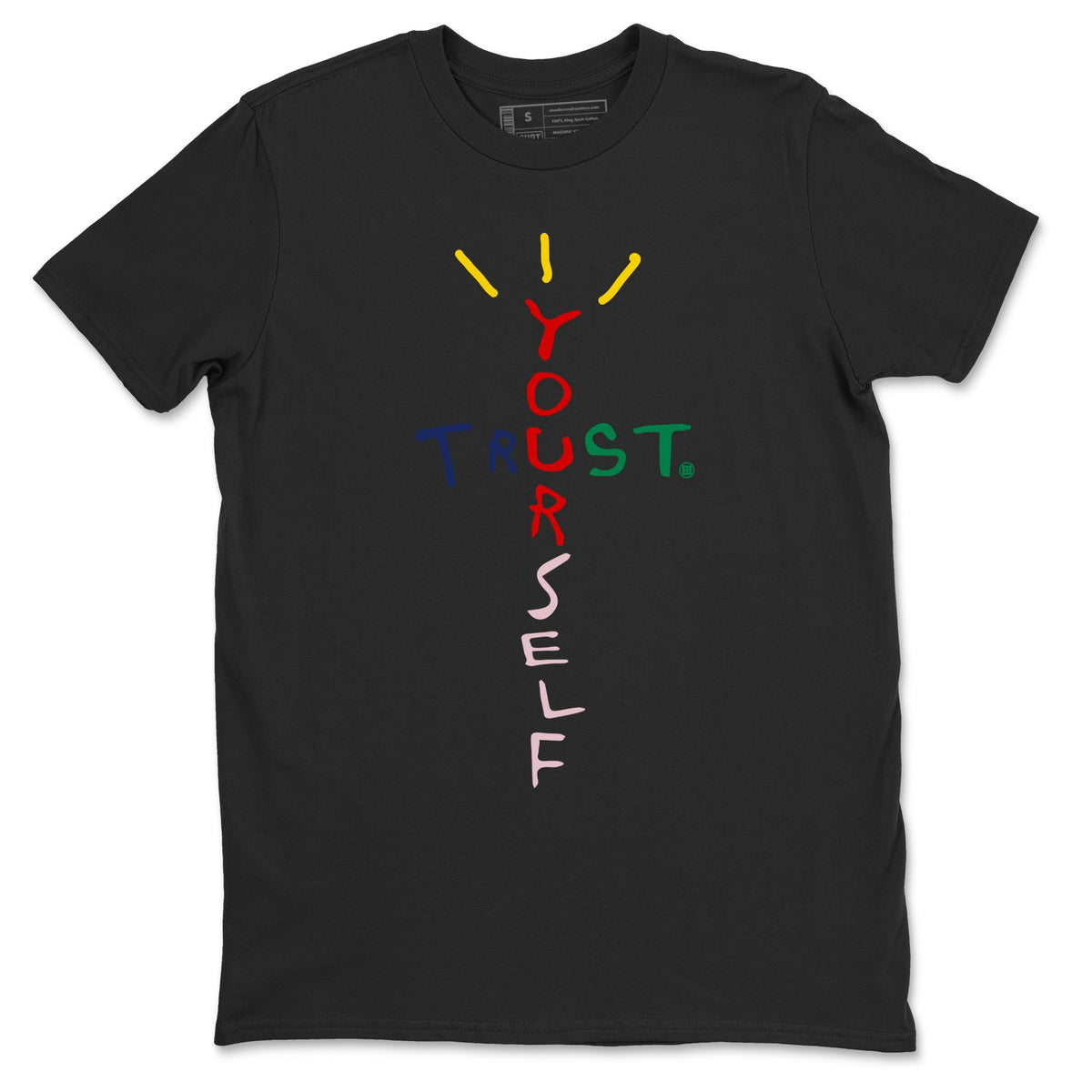 AF 3 Nigo shirtsto match jordans Trust Yourself sneaker match tees Air Force 3 Low x Nigo Blue Void and Tour Yellow match shoes to clothes Drip Gear Zone unisex cotton Black 2 shirts