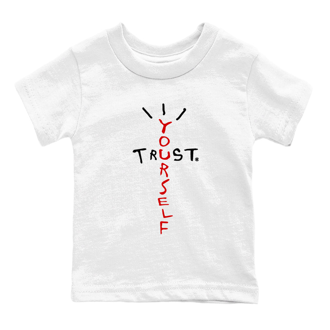 11s Bred Velvet shirts to match jordans Trust Yourself sneaker match tees Air Jordan 11 Bred Velvet match shoes to clothes Drip Gear Zone Youth Baby White 2 tee