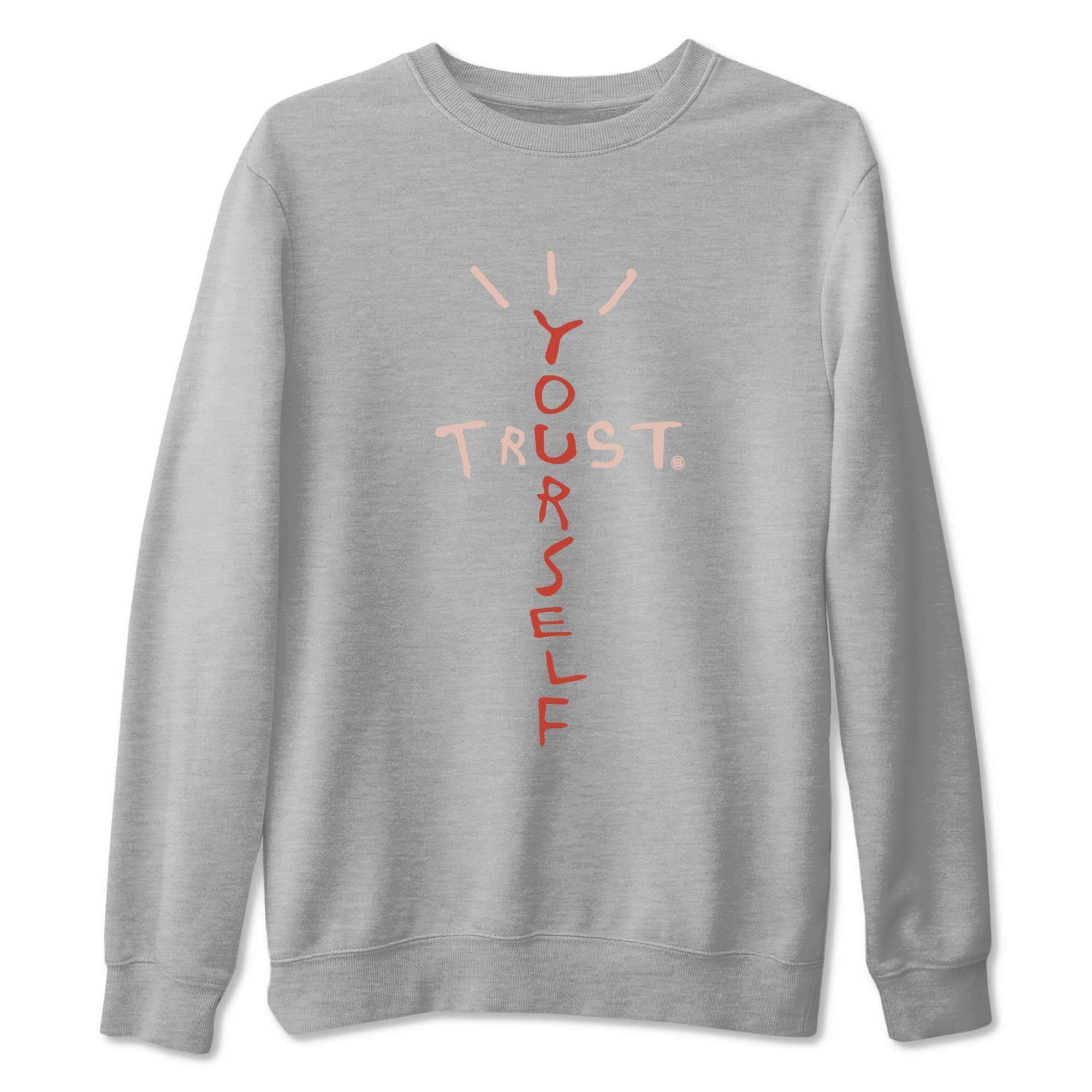 Air Jordan 13 Dune Red shirts to match jordans Trust Yourself sneaker match tees Air Jordan 13 Dune Red Drip Gear Zone streetwear brand Heather Grey 2 unisex cotton tee