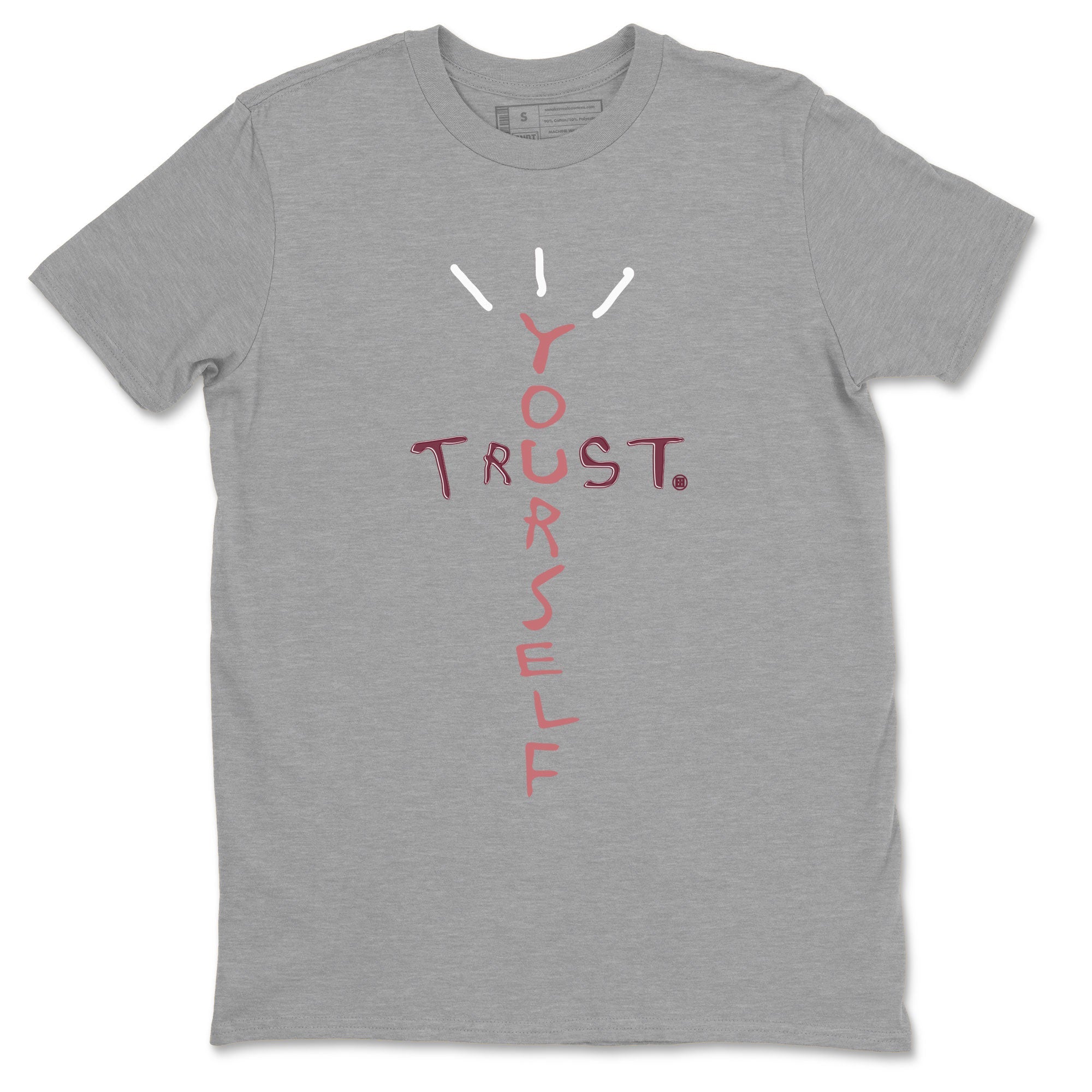Dunk Low Valentine's Day shirt to match jordans Trust Yourself sneaker tees Dunk Valentines Day 2024 Drip Gear Zone Casual Crew Neck T-Shirt Unisex Heather Grey 2 T-Shirt