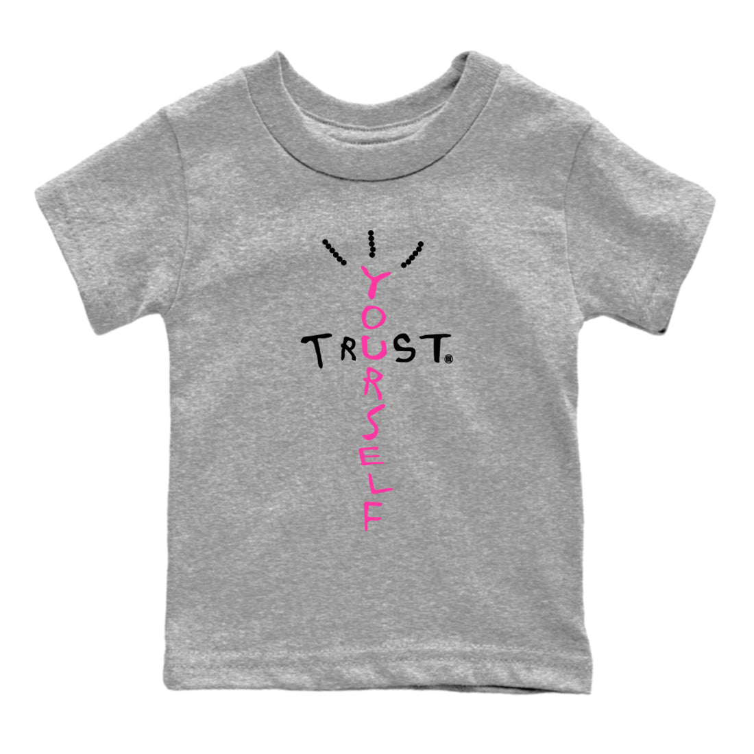 Nike KD 4 Retro Aunt Pearl shirts to match jordans Trust Yourself sneaker match tees Nike KD 4 Aunt Pearl match shoes to clothes Drip Gear Zone Youth Baby Heather Grey 2 tee