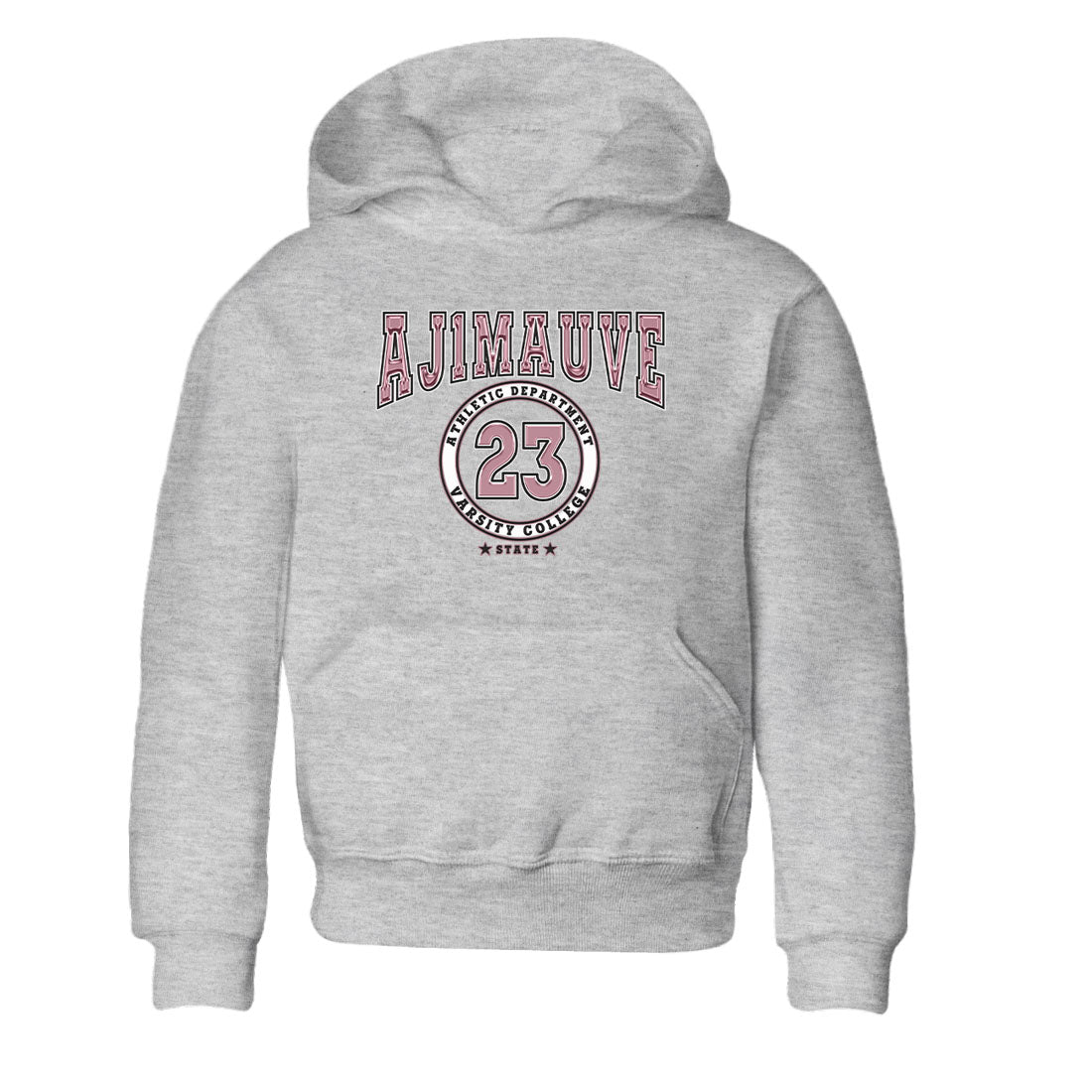 Air Jordan 1 Mauve shirt to match jordans Varsity sneaker tees AJ1 Mauve Drip Gear Zone Sneaker Matching Clothing Brand Baby Toddler Heather Grey 2 T-Shirt