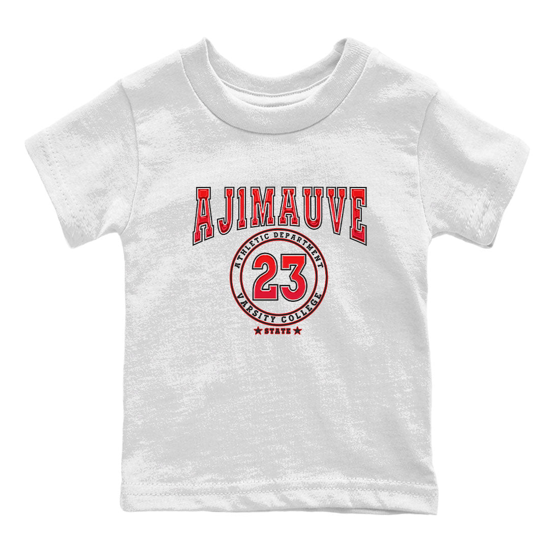 Air Jordan 1 Satin Bred shirt to match jordans Varsity sneaker tees AJ1 Retro Satin Bred Drip Gear Zone Sneaker Matching Clothing Brand Baby Toddler White 2 T-Shirt