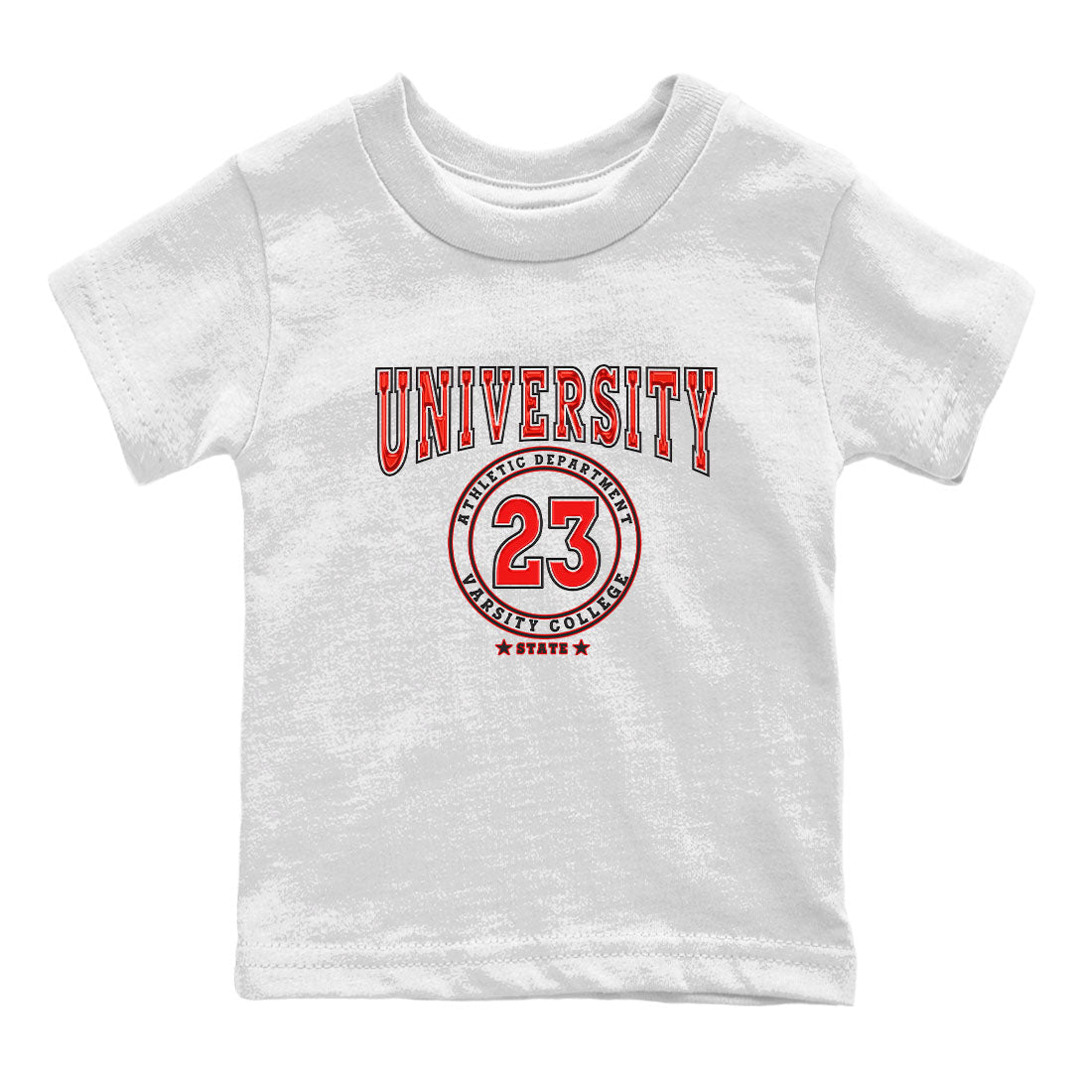 1s Low University Red shirt to match jordans Varsity sneaker tees Air Jordan 1 University Red Drip Gear Zone Sneaker Matching Clothing Brand Baby Toddler White 2 T-Shirt