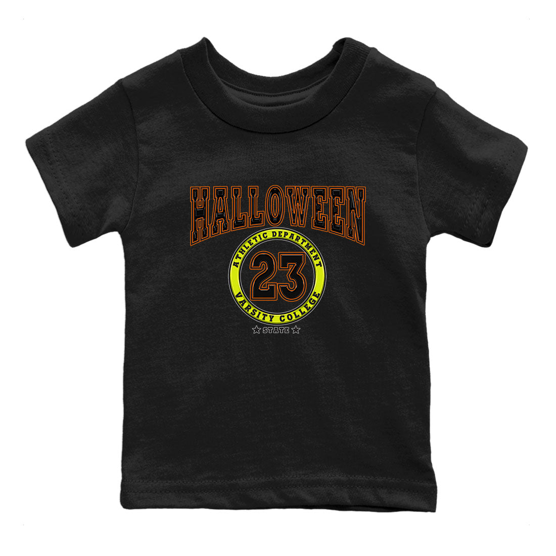 Nike Dunk Halloween shirt to match jordans Varsity sneaker tees Nike Dunk Mid Halloween Drip Gear Zone Sneaker Matching Clothing Brand Baby Toddler Black 2 T-Shirt