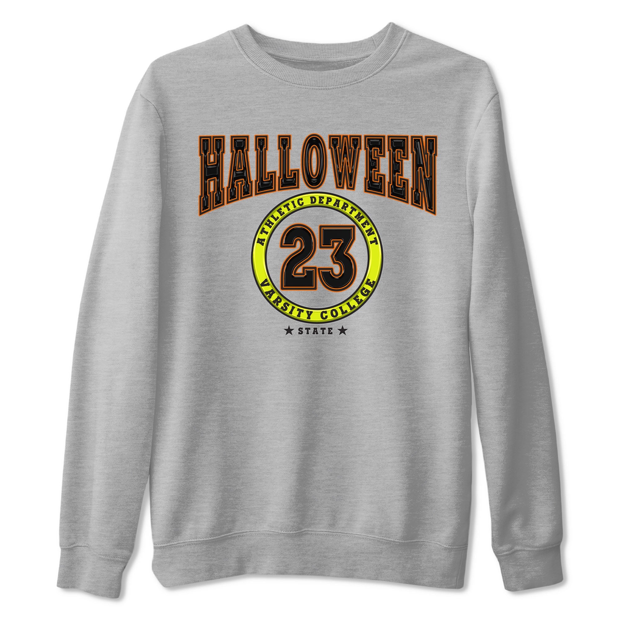 Nike Dunk Halloween shirt to match jordans Varsity sneaker tees Nike Dunk Mid Halloween Drip Gear Zone Sneaker Matching Clothing Brand Unisex Sneaker Tee Heather Grey 2 T-Shirt