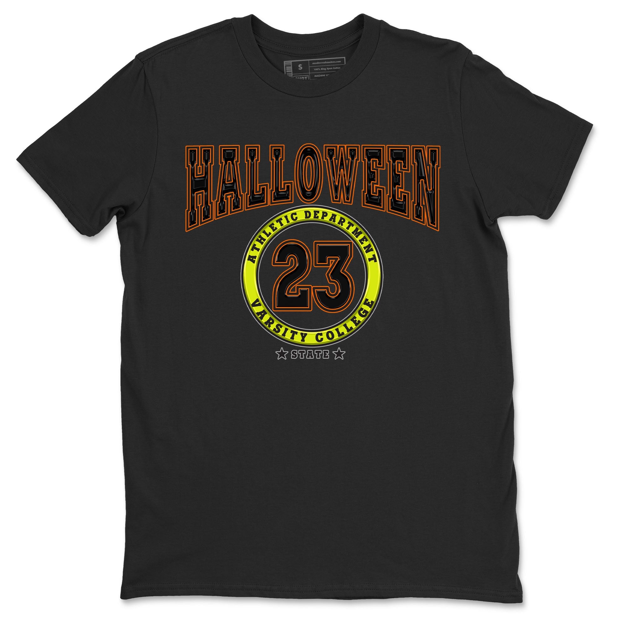 Nike Dunk Halloween shirt to match jordans Varsity sneaker tees Nike Dunk Mid Halloween Drip Gear Zone Sneaker Matching Clothing Brand Unisex Sneaker Tee Black 2 T-Shirt