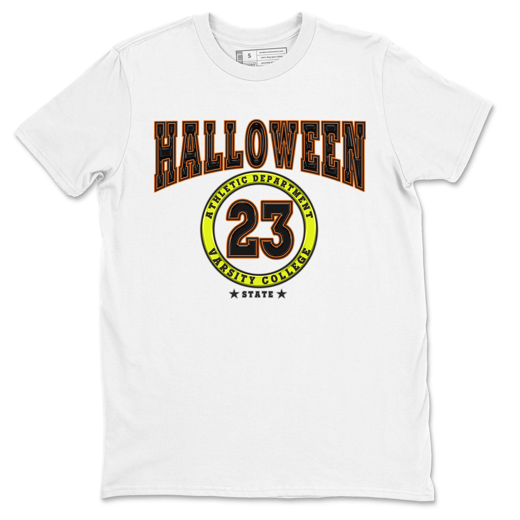 Nike Dunk Halloween shirt to match jordans Varsity sneaker tees Nike Dunk Mid Halloween Drip Gear Zone Sneaker Matching Clothing Brand Unisex Sneaker Tee White 2 T-Shirt