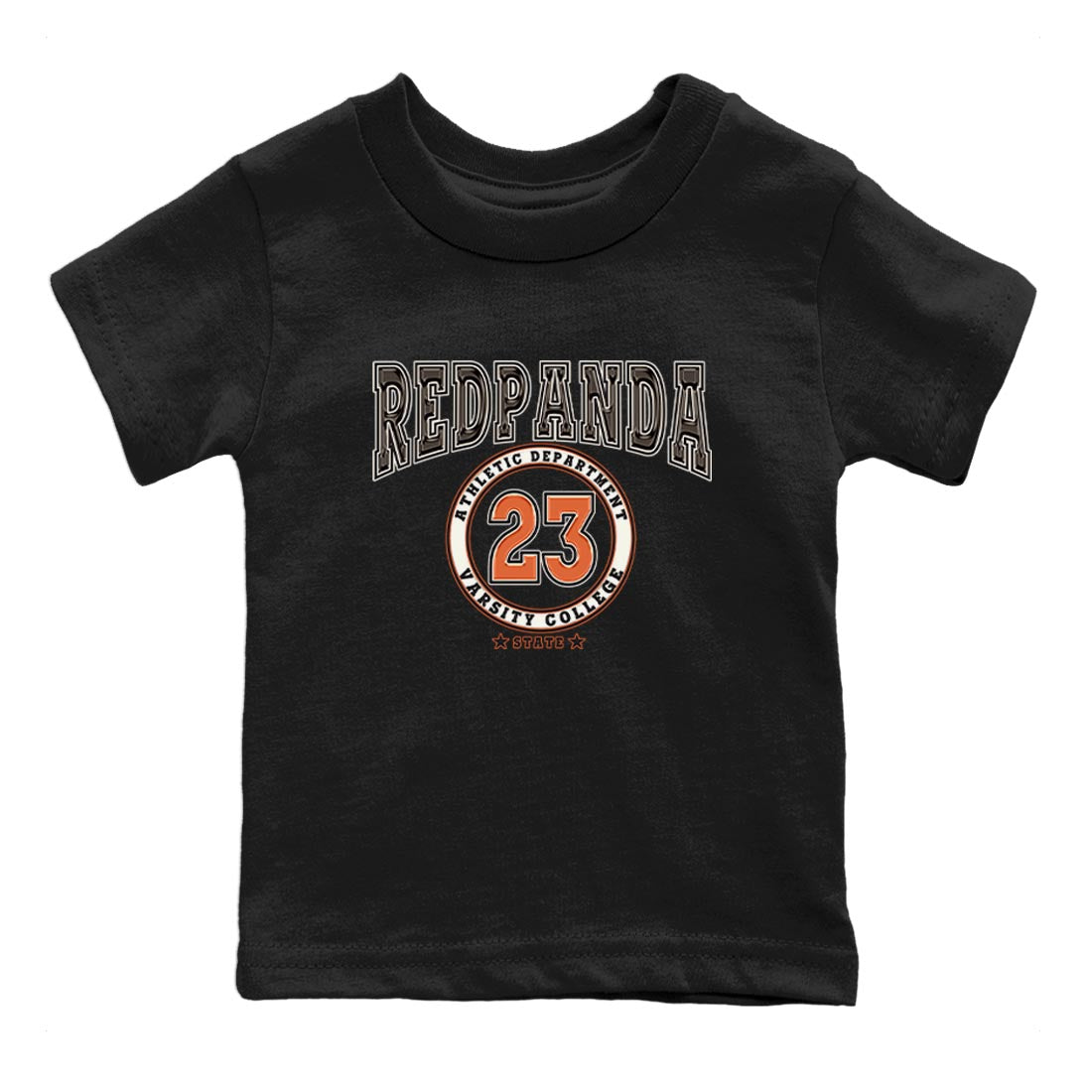 Nike Low Dunk Red Panda shirt to match jordans Varsity sneaker tees Nike Dunk Red Panda Drip Gear Zone Baby Toddler Black 2 T-Shirt