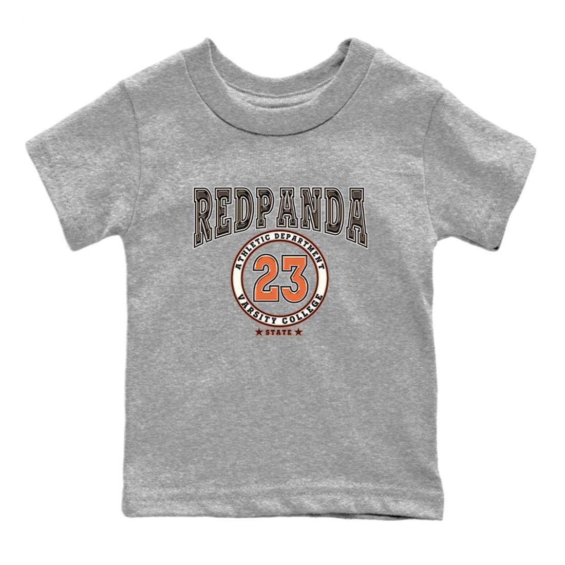 Nike Low Dunk Red Panda shirt to match jordans Varsity sneaker tees Nike Dunk Red Panda Drip Gear Zone Baby Toddler Heather Grey 2 T-Shirt