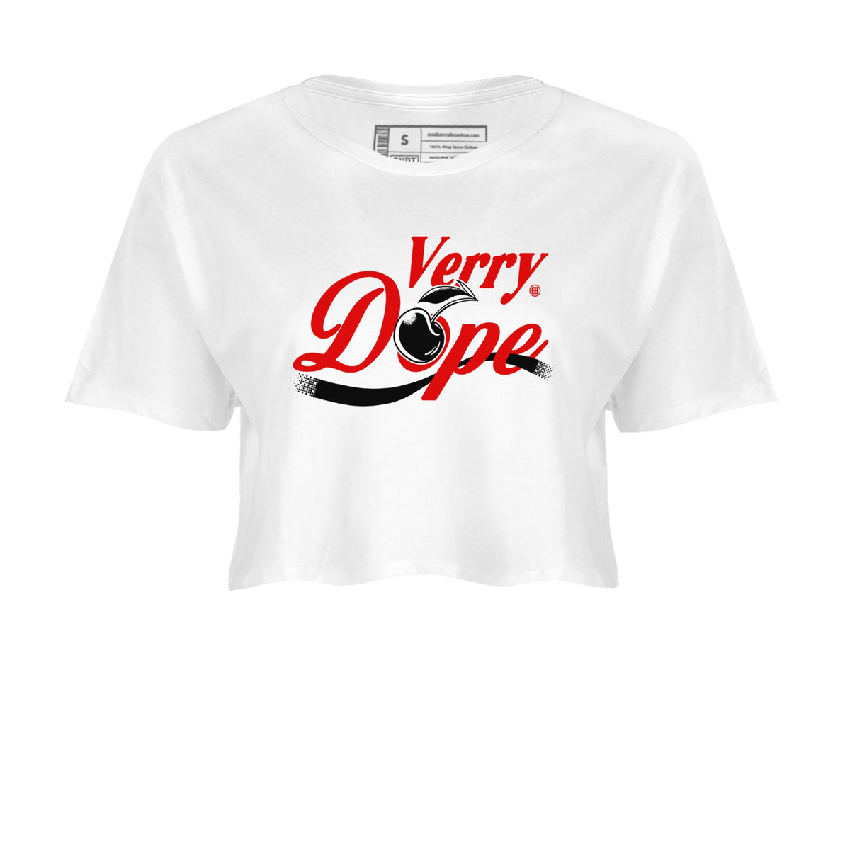 1s Black Toe Reimagined shirts to match jordans Verry Dope sneaker match tees Air Jordan 1 Retro High Black Toe Reimagined match shoes to clothes Drip Gear Zone unisex cotton White 2 crop tee