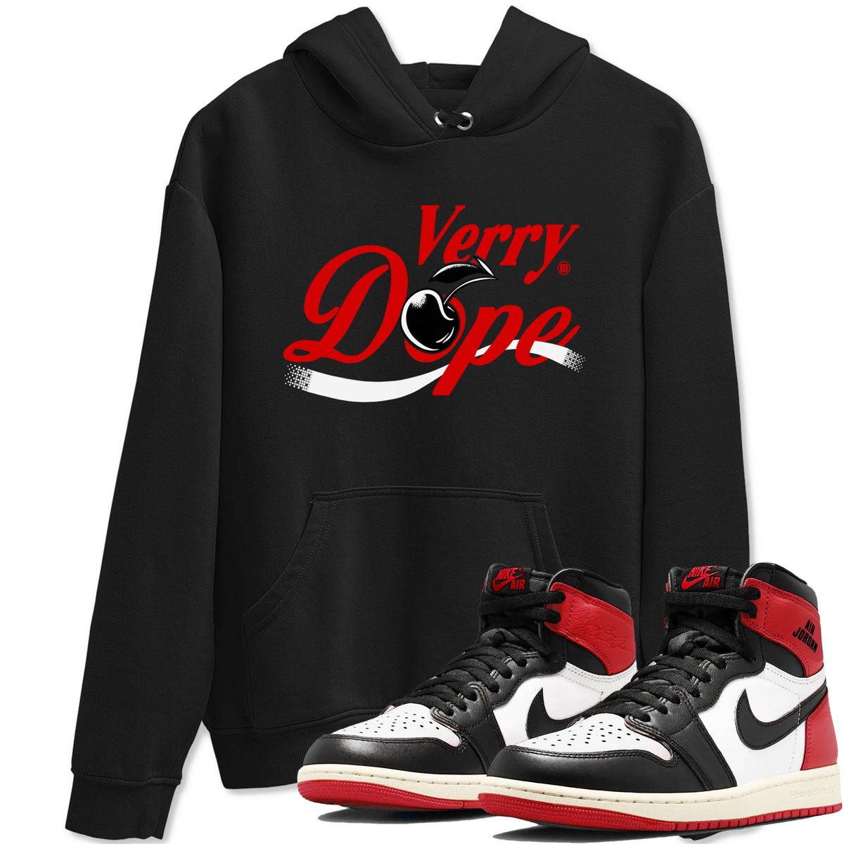 1s Black Toe Reimagined shirts to match jordans Verry Dope sneaker match tees Air Jordan 1 Retro High Black Toe Reimagined match shoes to clothes Drip Gear Zone unisex cotton Black 1 shirts