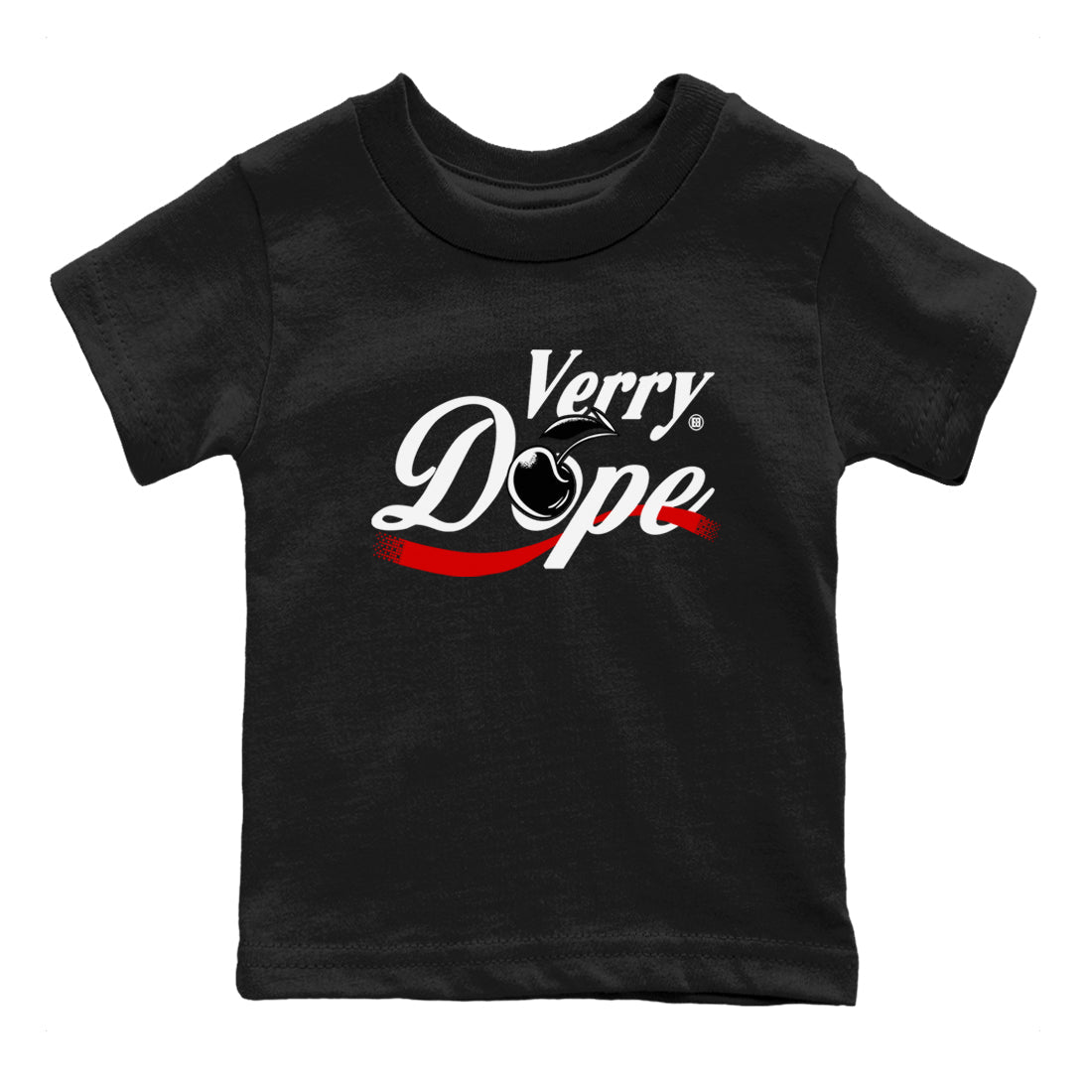 11s Cherry shirts to match jordans Verry Dope sneaker match tees Air Jordan 11 Retro Cherry match shoes to clothes Drip Gear Zone Youth Baby Black 2 tee