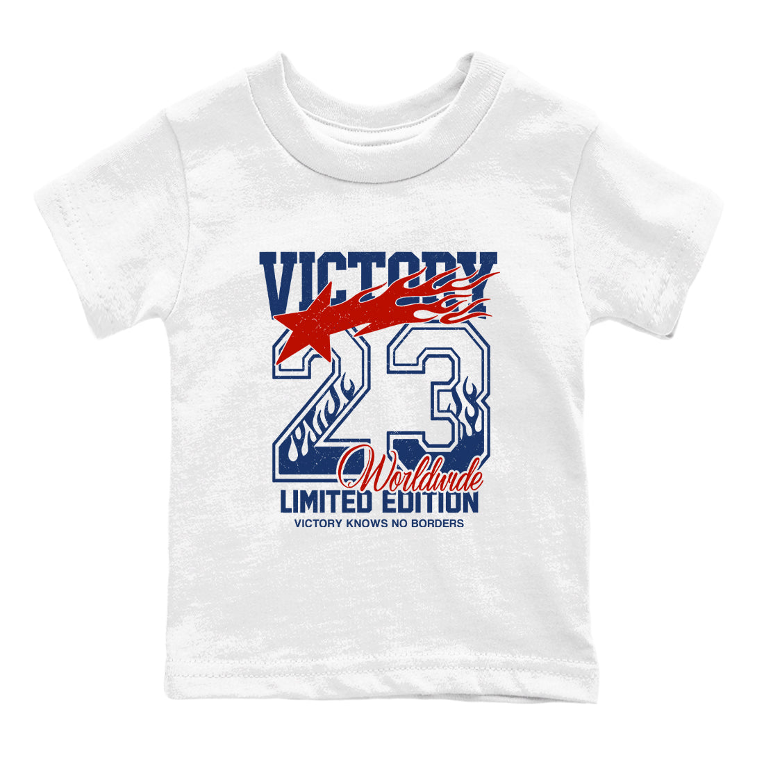 Sneaker match tees  Sneaker Tees To Match Air Jordan 11 Rare Air Shoes  Victory Knows No Borders Kids T-Shirt White 2