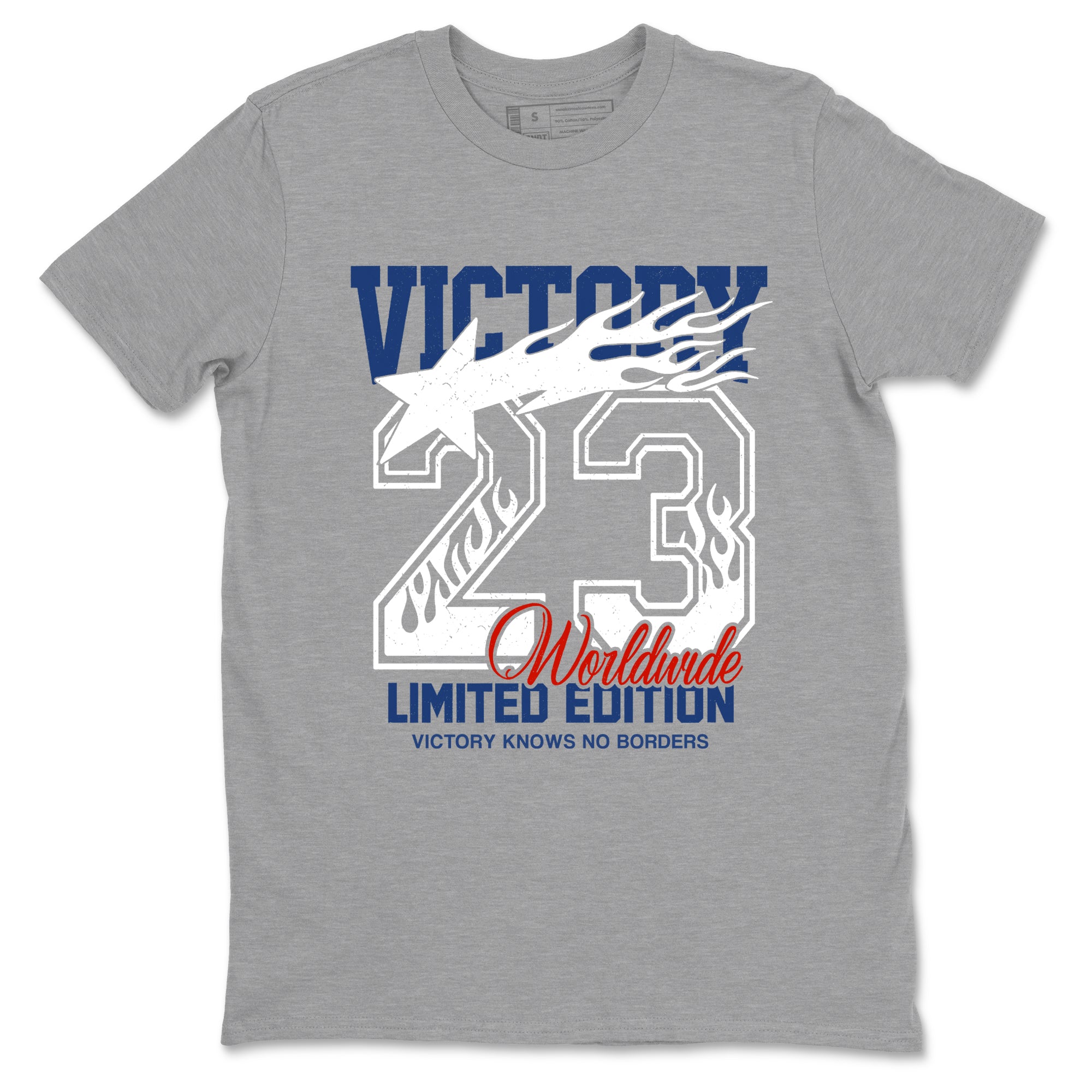 Sneaker match tees  Sneaker Tees To Match Air Jordan 11 Rare Air Shoes  Victory Knows No Borders Tee Heather Grey 2