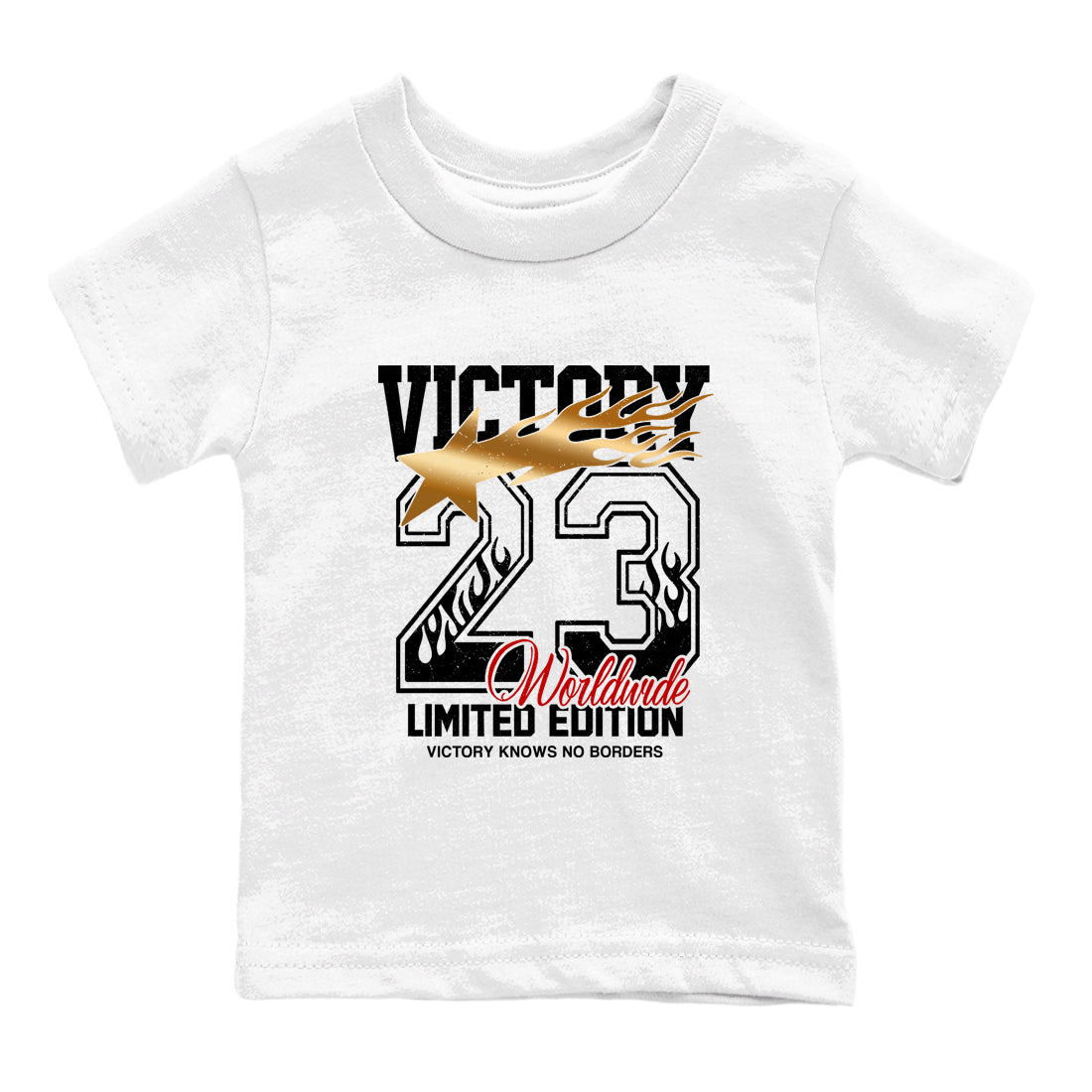 Sneaker match tees  Sneaker Tees To Match Air Jordan 12 Taxi Shoes  Victory Knows No Borders Kids T-Shirt White 2