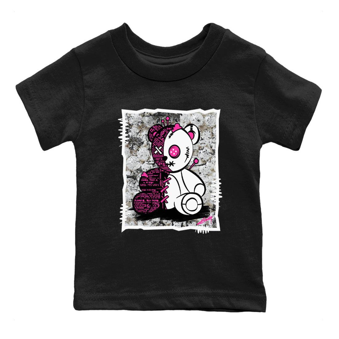 Nike KD 4 Retro Aunt Pearl shirts to match jordans Vintage Bear sneaker match tees Nike KD 4 Aunt Pearl match shoes to clothes Drip Gear Zone Youth Baby Black 2 tee