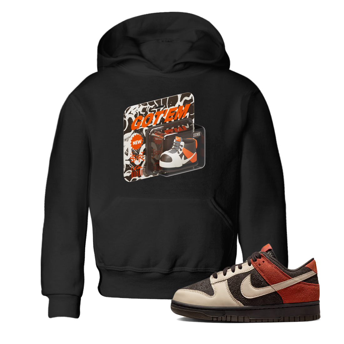 Dunk Red Panda shirt to match jordans Vintage Toy Packaging sneaker tees Nike Dunk LowRed Panda Drip Gear Zone Baby Toddler Black 1 T-Shirt