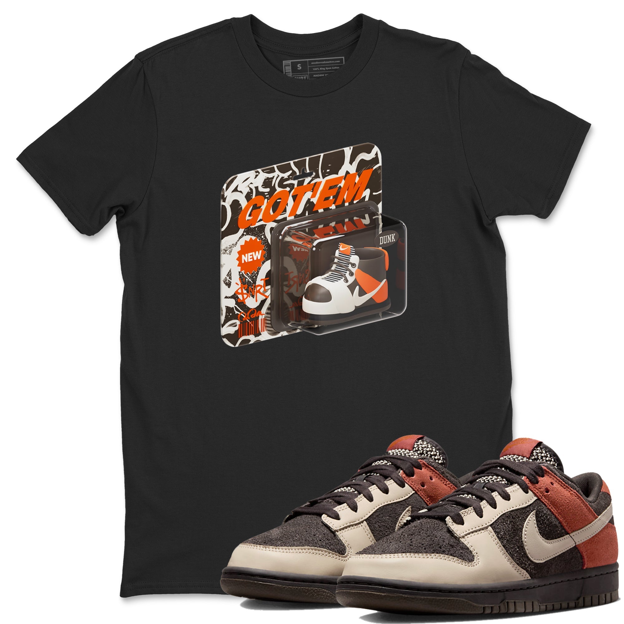 Dunk Red Panda shirt to match jordans Vintage Toy Packaging sneaker tees Nike Dunk LowRed Panda Drip Gear Zone Unisex Black 1 T-Shirt