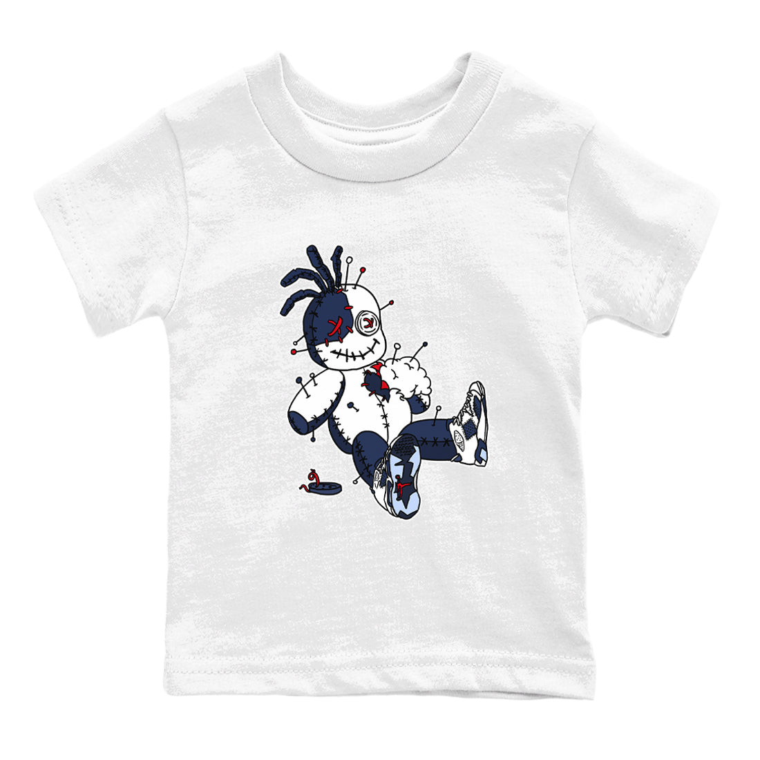 6s Olympic shirts to match jordans Voodoo Doll sneaker match tees Air Jordan 6 Olympic Drip Gear Zone streetwear brand Baby and Youth White 2 cotton tee