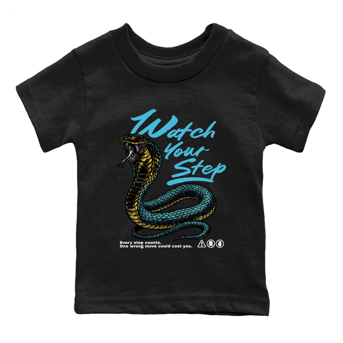 Sneaker Threads  Sneaker Tees To Match Air Jordan 11 Retro Gamma  Watch Your Step Youth Graphic Tee Black 2. Perfect for Jordan releases 2025 colorways.