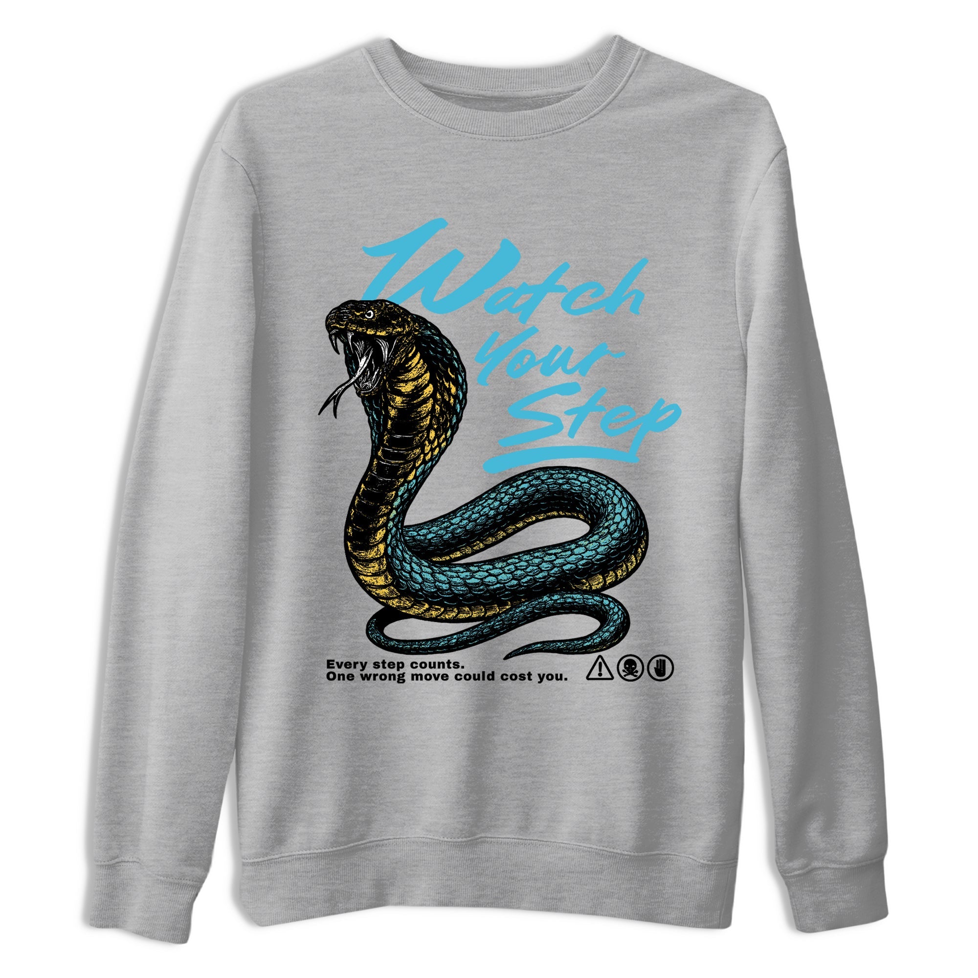 Sneaker Threads  Sneaker Tees To Match Air Jordan 11 Retro Gamma  Watch Your Step Graphic Tee Heather Grey 2. Perfect for Jordan releases 2025 colorways.