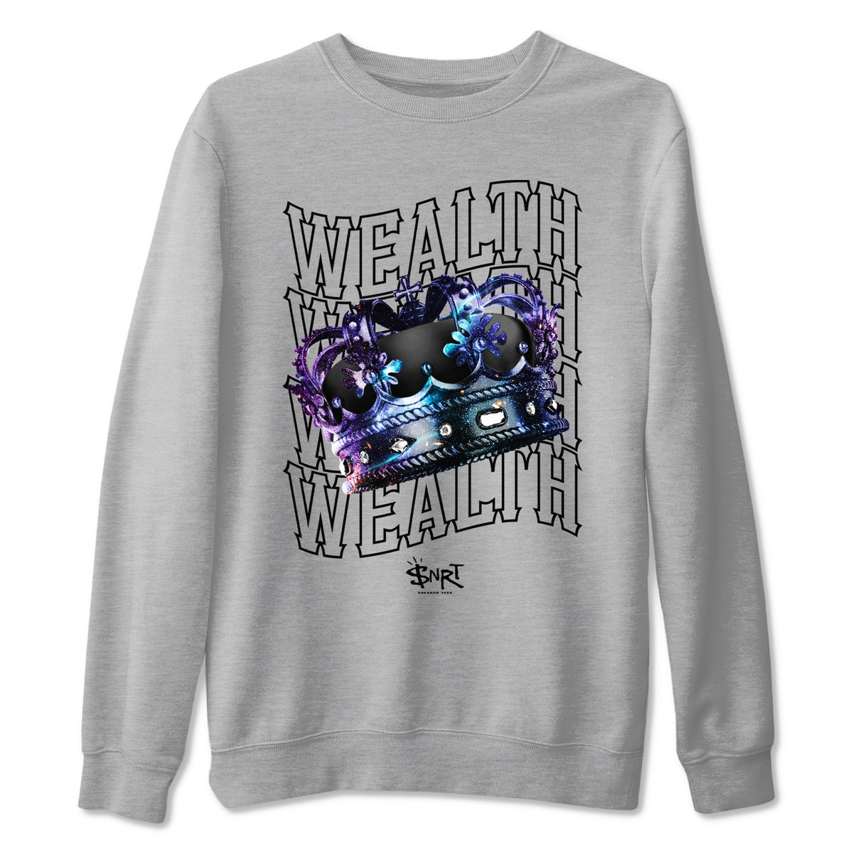 Foams One Galaxy shirts to match jordans Wealth sneaker match tees Air Foamposite One Galaxy match shoes to clothes Drip Gear Zone unisex cotton Heather Grey 2 shirts