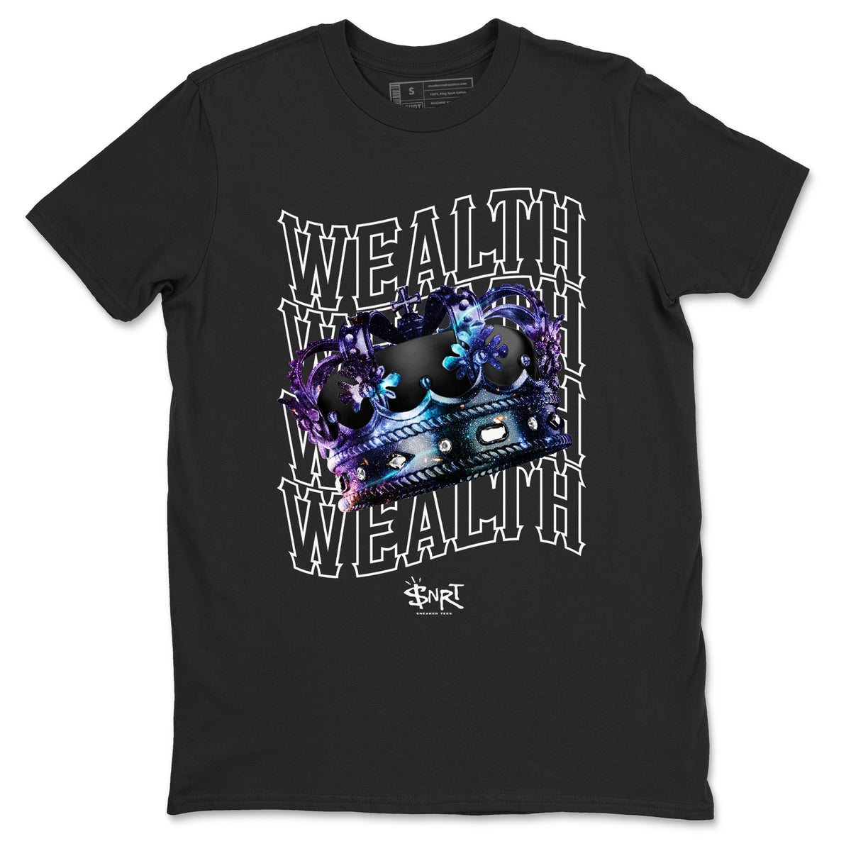 Foams One Galaxy shirts to match jordans Wealth sneaker match tees Air Foamposite One Galaxy match shoes to clothes Drip Gear Zone unisex cotton Black 2 shirts