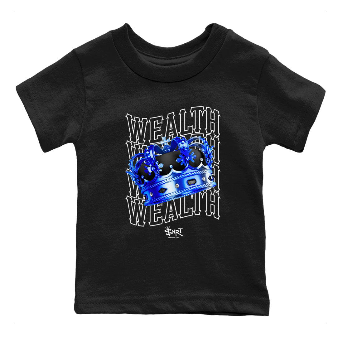 Foams One Royal shirts to match jordans Wealth sneaker match tees Air Foamposite One Royal match shoes to clothes Drip Gear Zone Youth Baby Black 2 tee